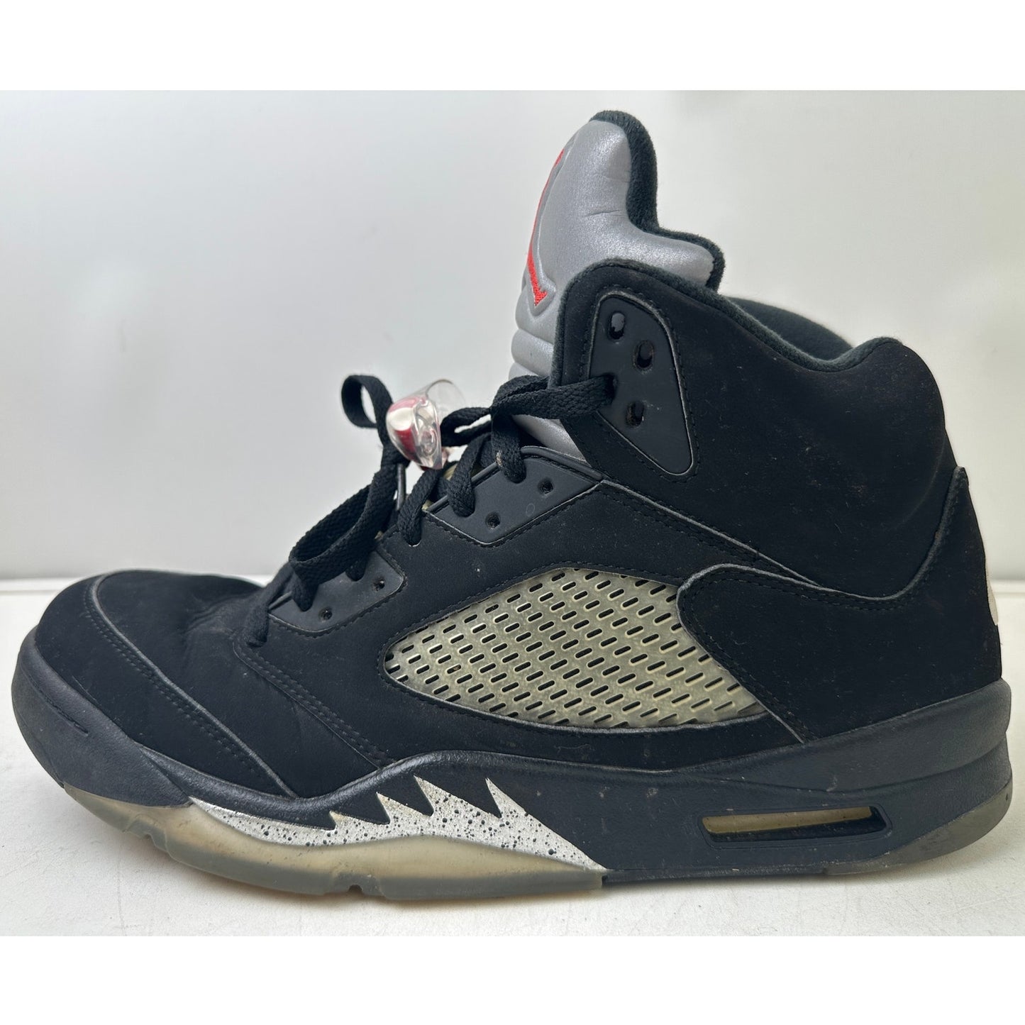 Air Jordan 5 Retro OG Black Metallic 2016 Sneakers Men's Sz 13