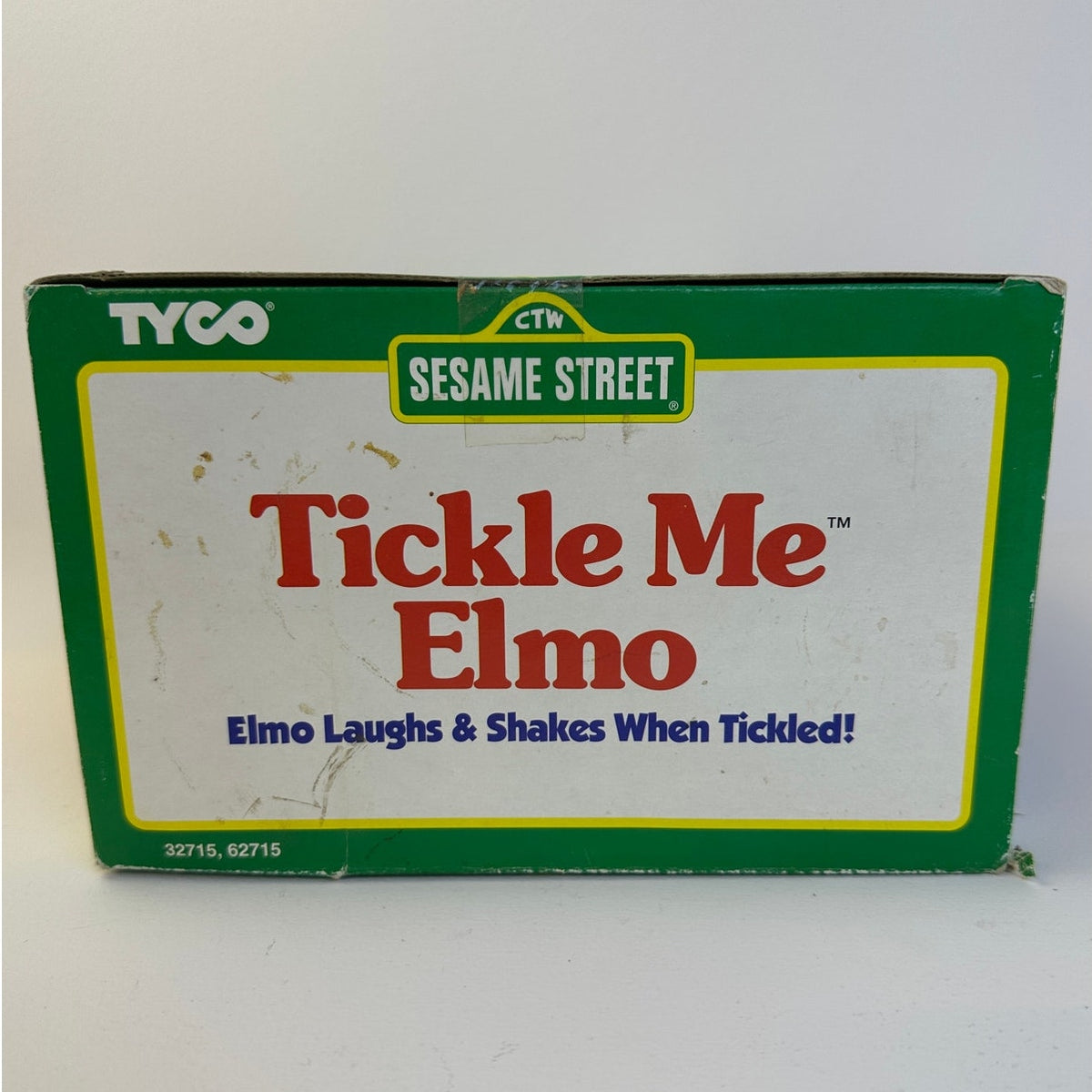 Vintage 1996 Tyco Tickle Me Elmo Plush Toy (Model 62715) in Original Box