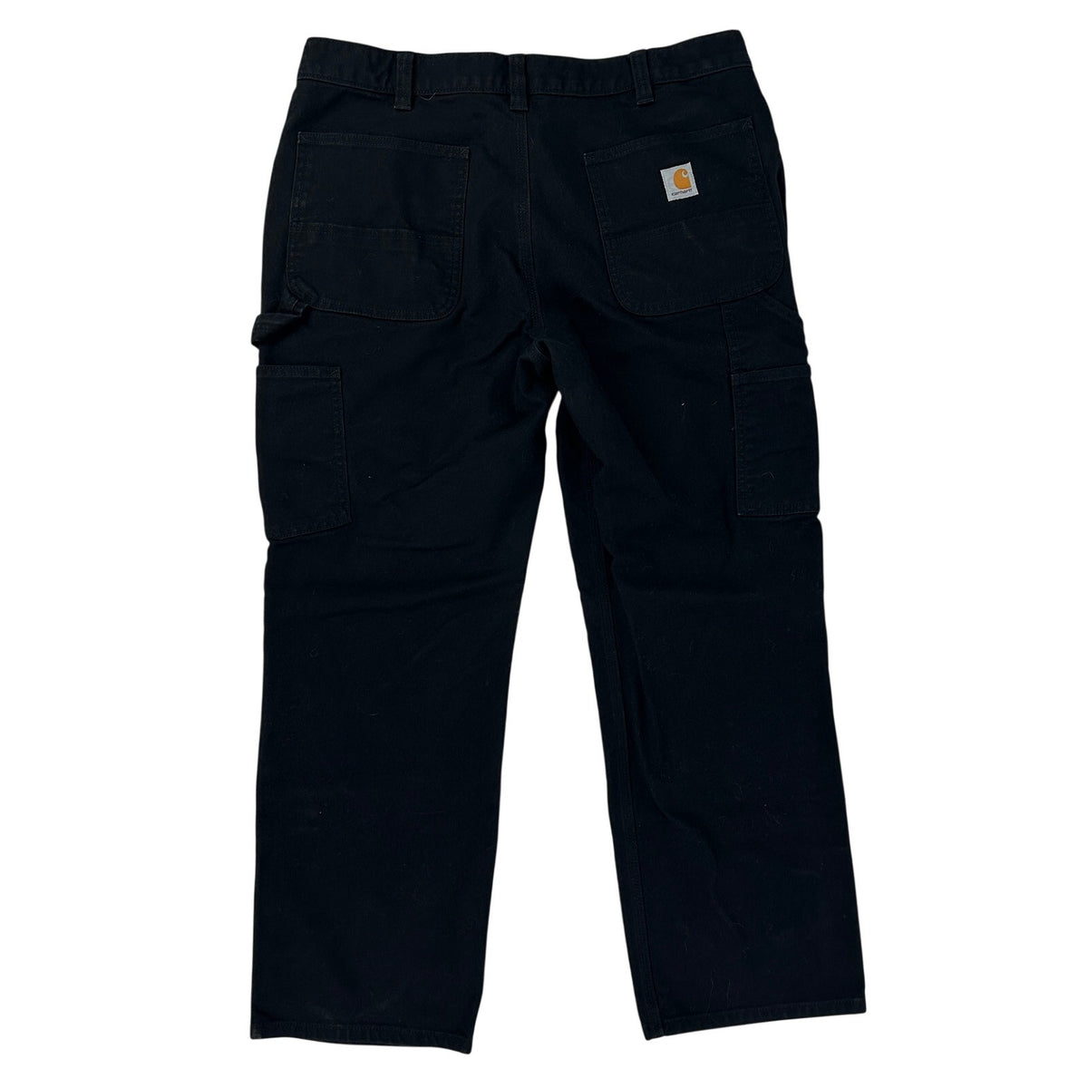 Carhartt Black Rugged Flex Double-Front Duck Utility Work Pants Men's Sz 36x30