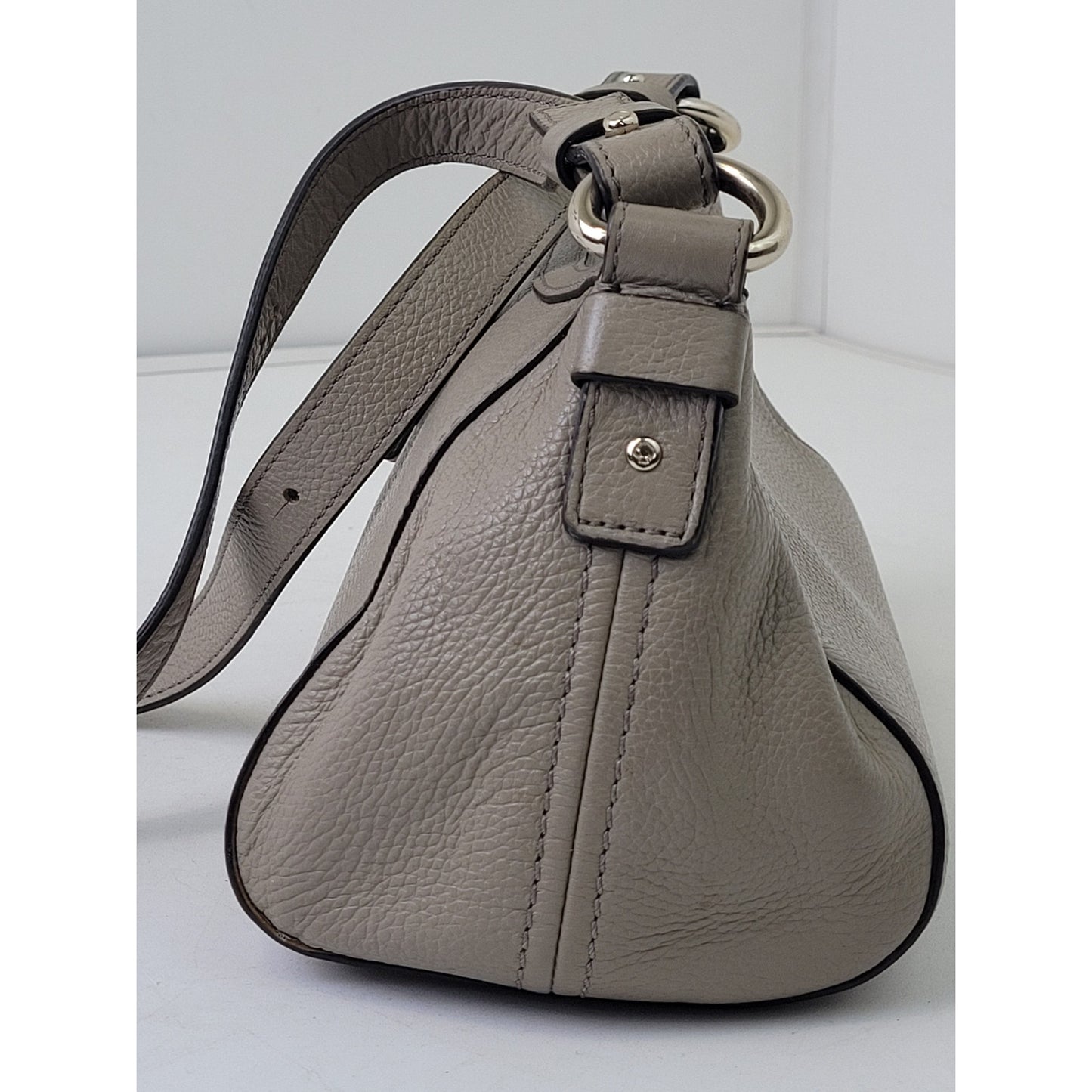 Kate Spade New York Berkshire Road Gabriella Crossbody Bag Taupe Leather