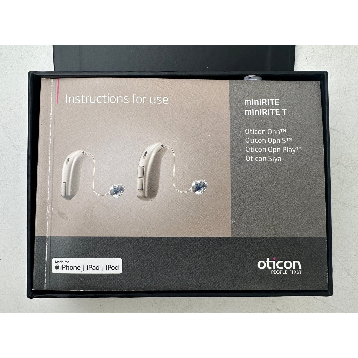 Opticon Opn miniRITE Hearing Aid Bundle | Untested