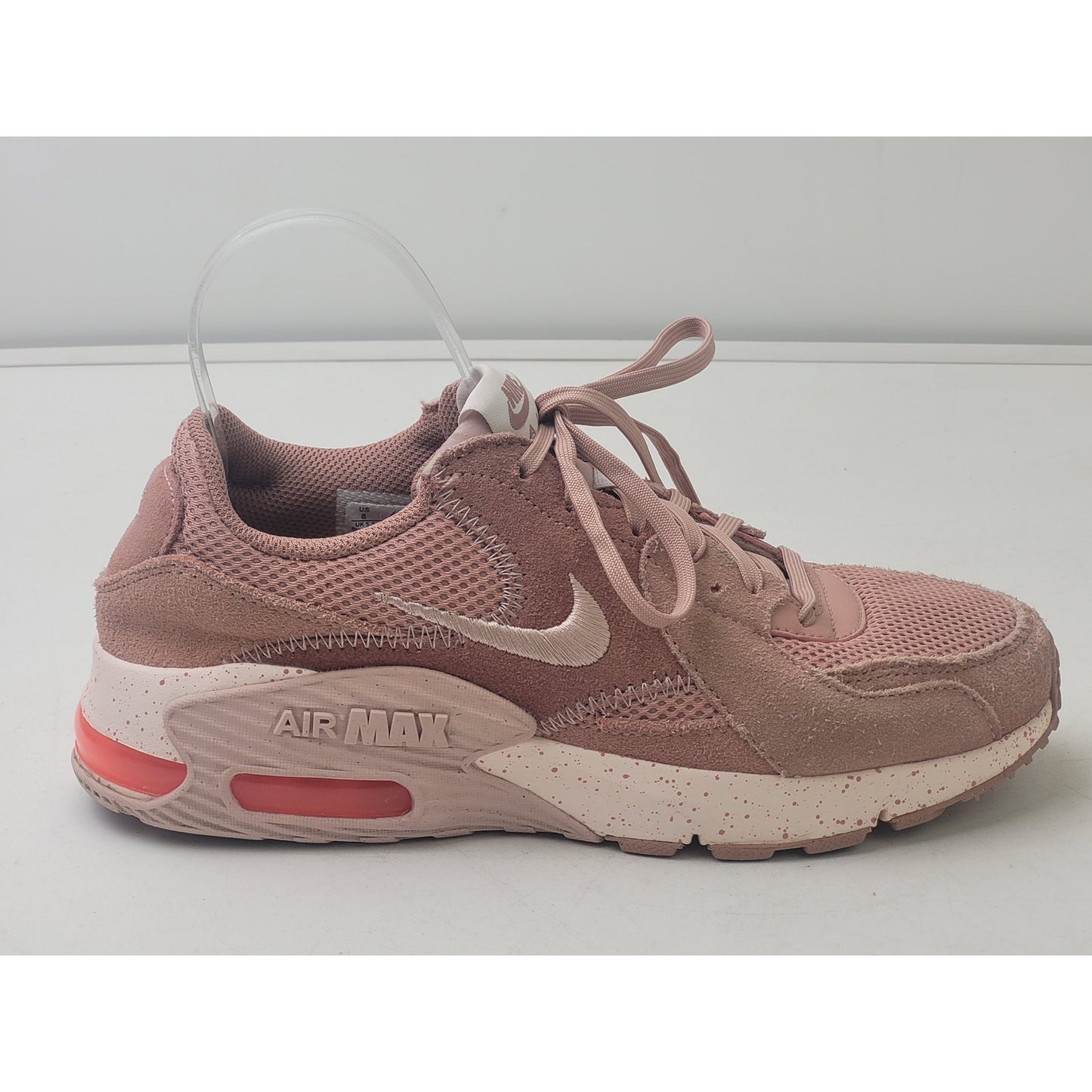 Nike Max Excee Casual Sneaker Pink Rose Whisper Women's Sz 8