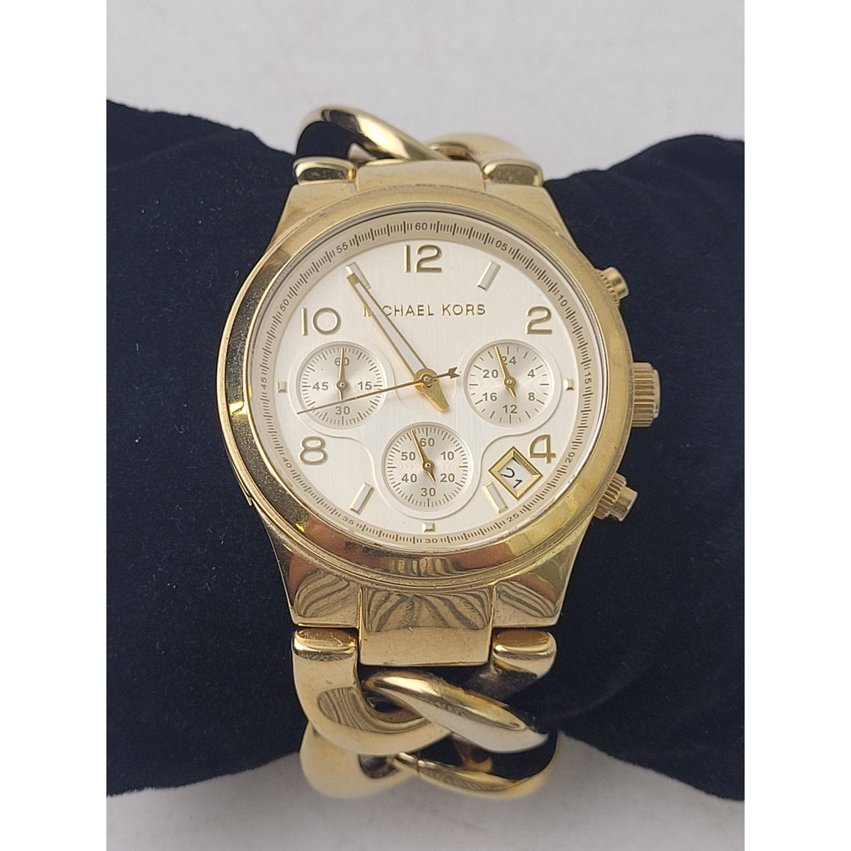 Michael Kors MK3131 Gold-tone Stainless Steel Chucky Chain Link Women's Watch