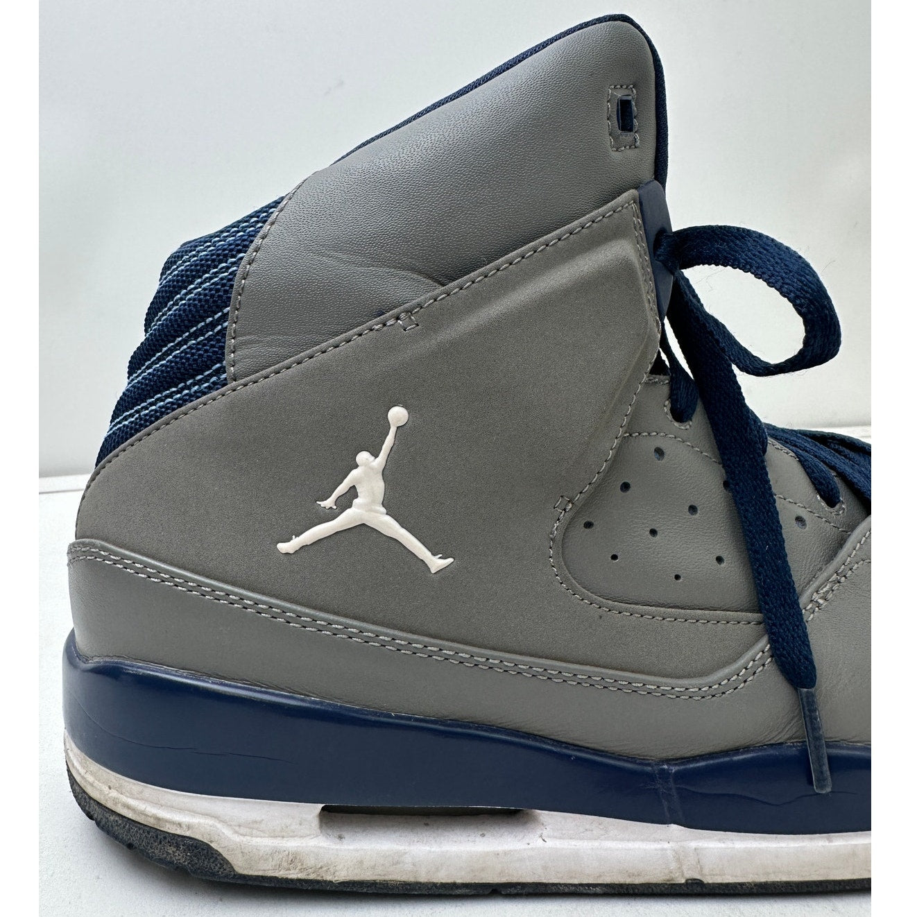 Nike Air Jordan SC-1 Flat Pewter Midnight Navy Sneakers Men's Sz 11.5