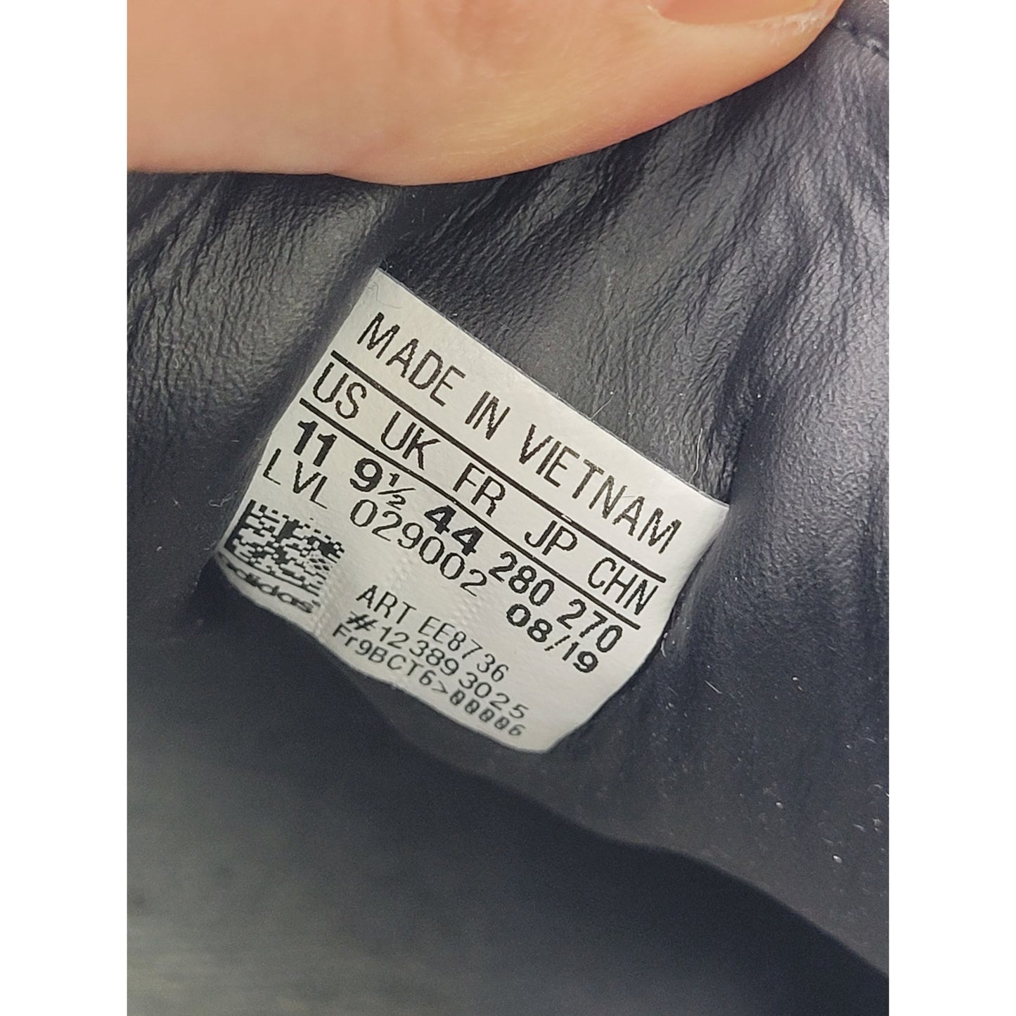 Adidas Sambarose Platform Sneakers in Black Energy Ink Women's Sz 11