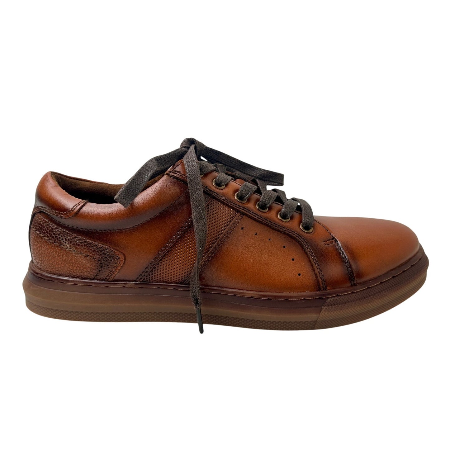 Arkbird Brown Leather Oxford Casual Sneakers Men's Sz 7
