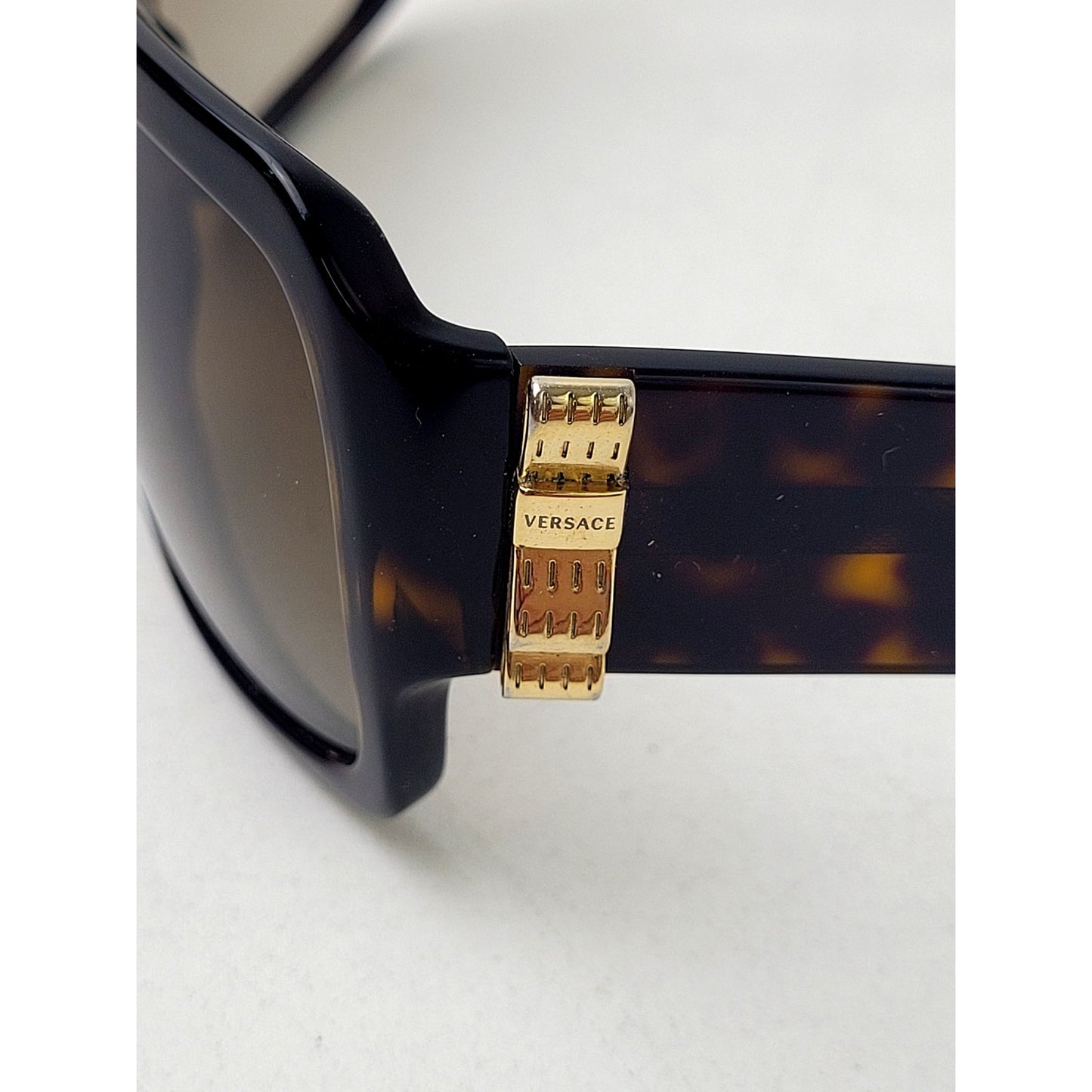 Versace Sunglasses Model #4170 Gold Temple Accent Narrow Frames | Made in Italy