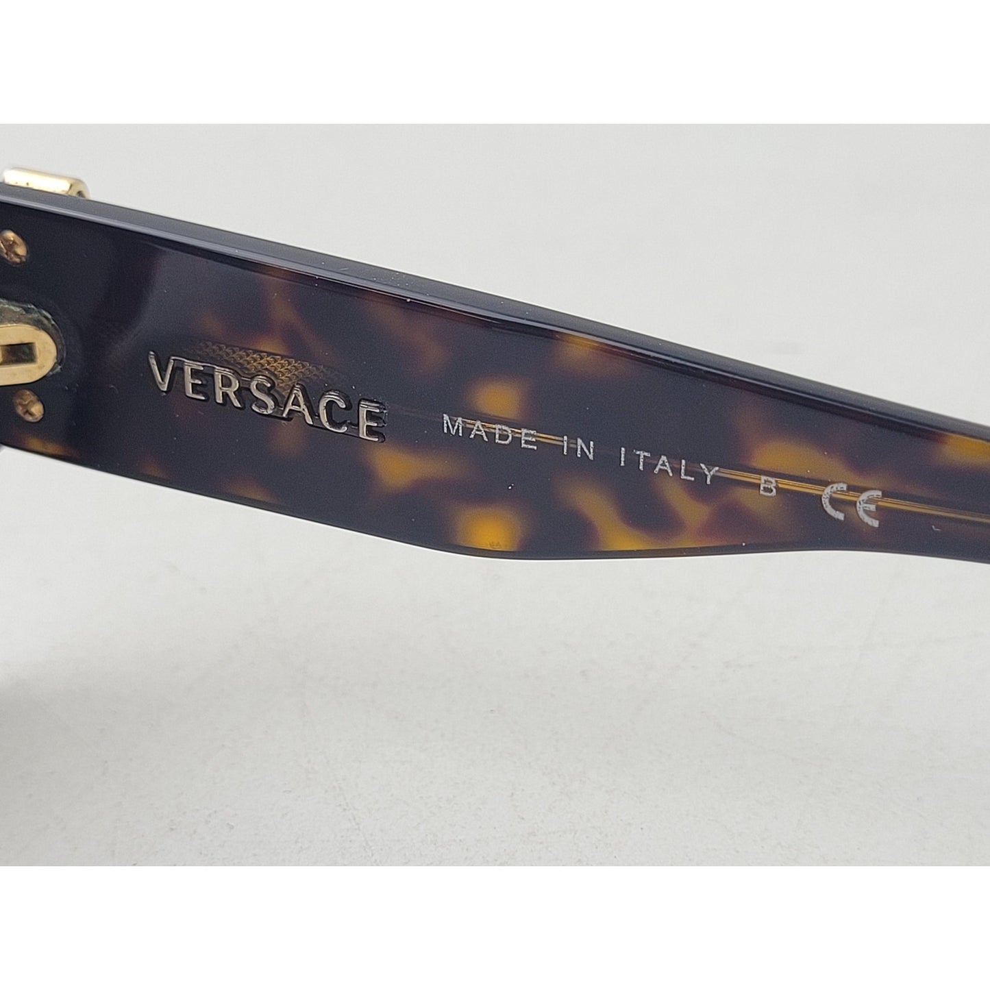 Versace Sunglasses Model #4170 Gold Temple Accent Narrow Frames | Made in Italy