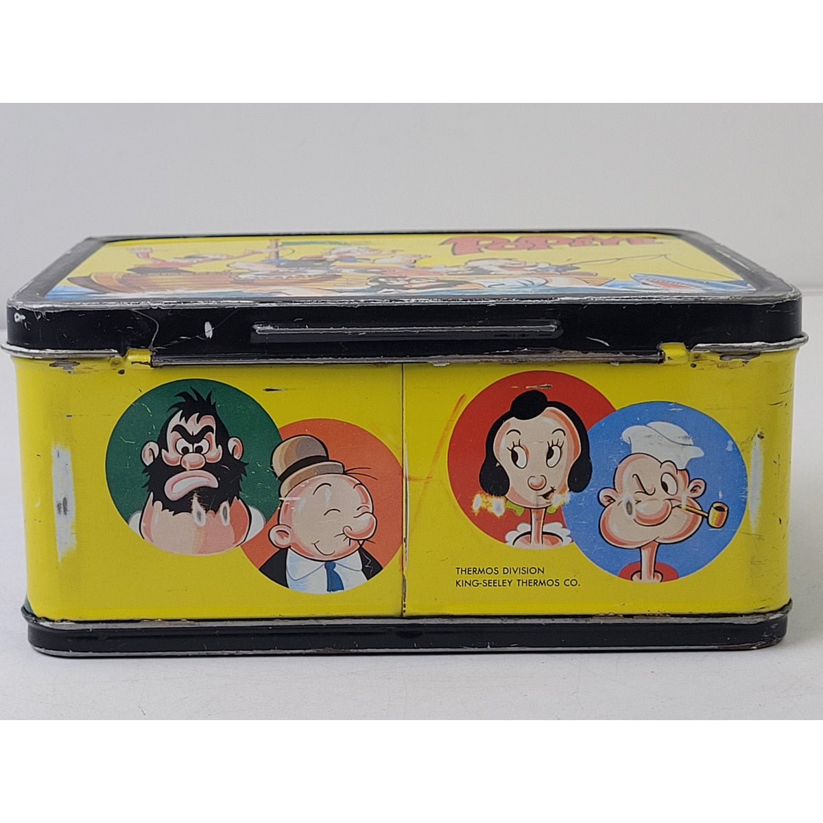 1964 Thermos/King-Seeley Popey Metal Lunch Box (Without Thermos)