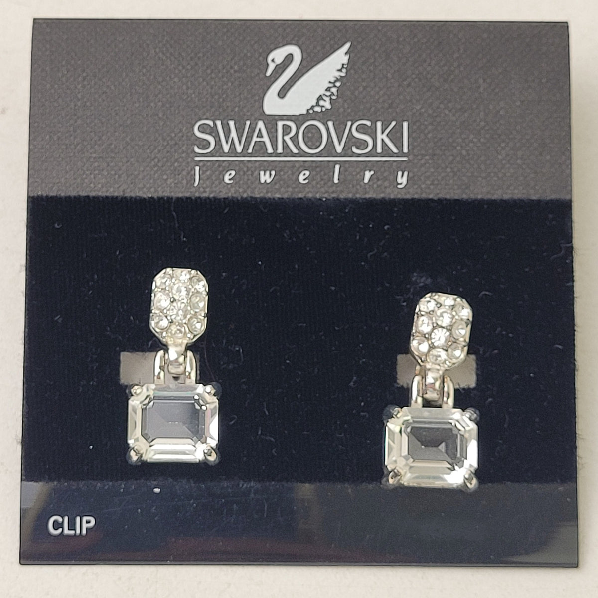 Vintage Swarovski Emerald Cut Crystal Necklace, Bracelet, Earring, Pin Set of 6