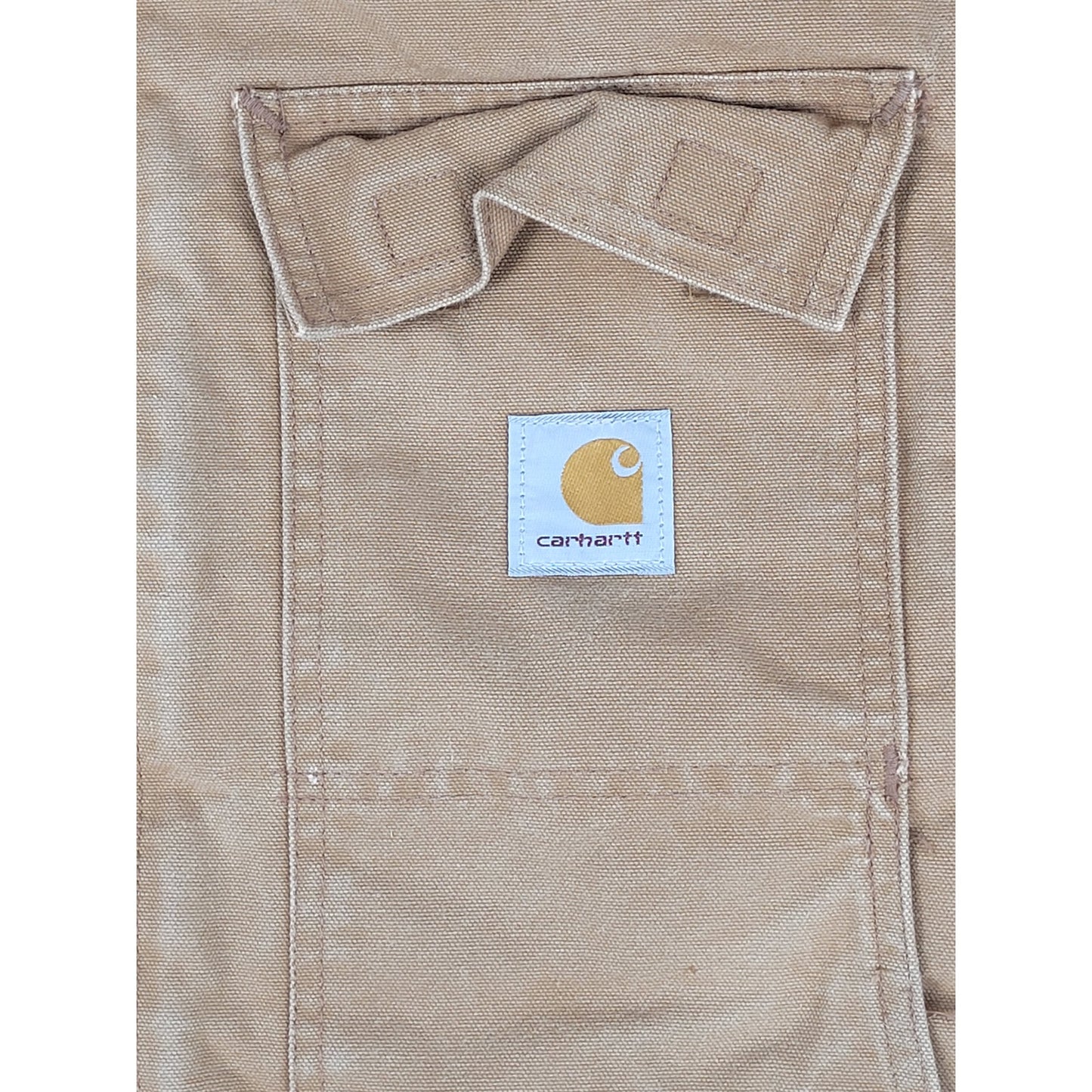 Carhartt C02 BRN Firm Duck Canvas Chore Coat Quilt Lined Men's Sz 48 (XL)