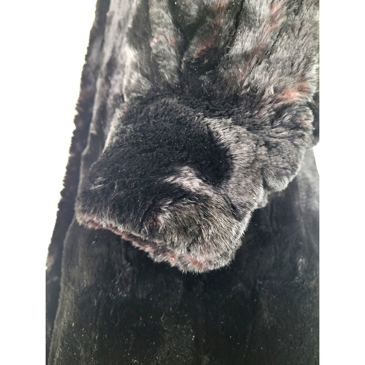 1920s-30s TA Chapman Co. Black Fur Coat Women's Sz XS EUC