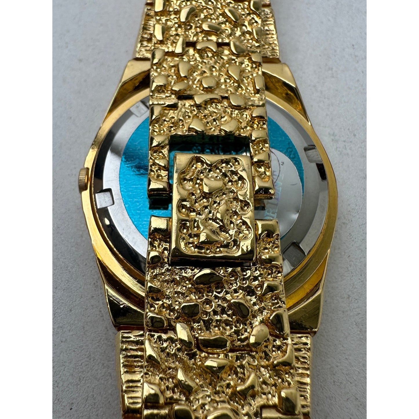 Vintage Orient Gold-Tone Quartz Watch Japan Movement NIB