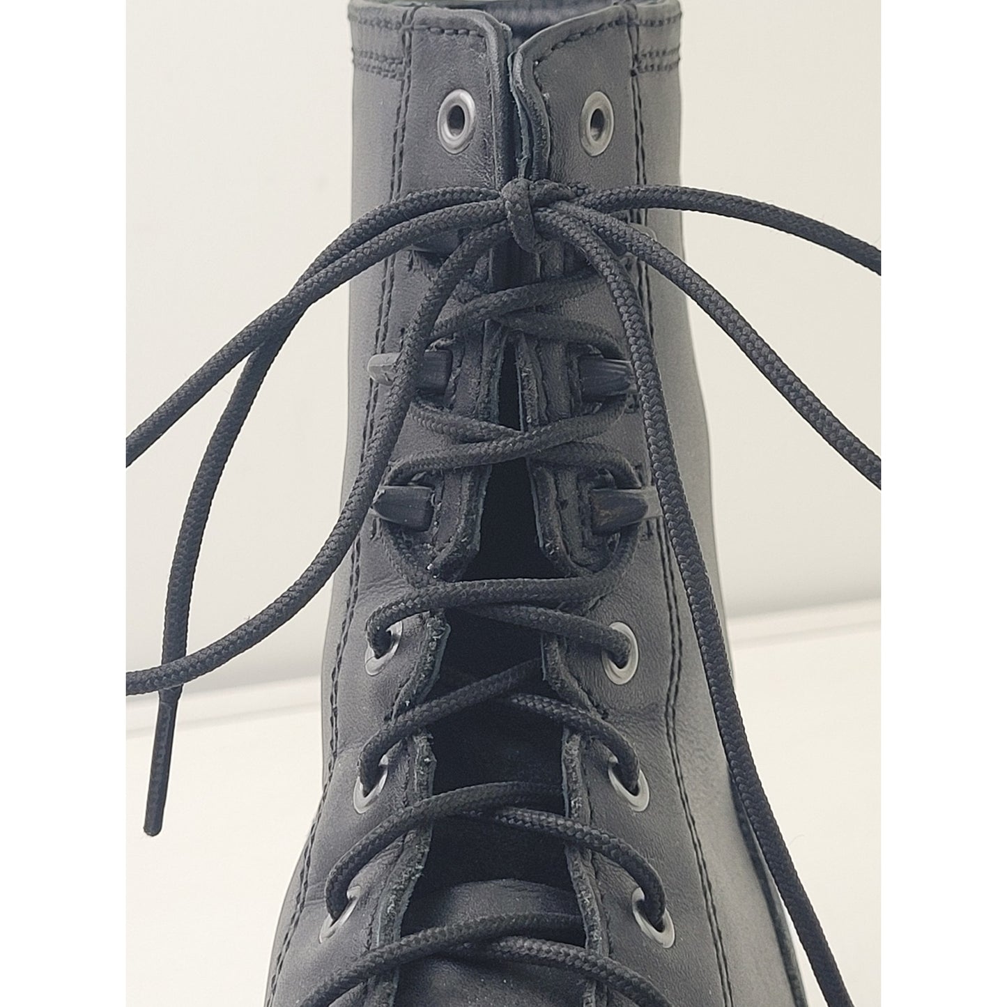 Ariat Black Leather Lace-up Kiltie Roper Boots Men's Sz 11