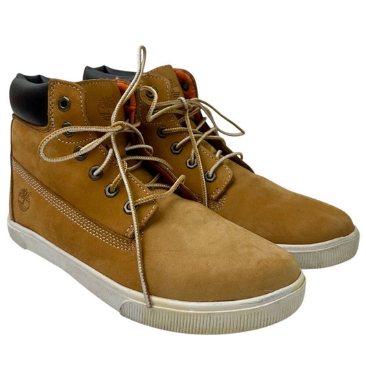 Timberland EK 2.0 6-Inch Wheat Nubuck Lace-Up Sneaker Boots Youth Sz 5