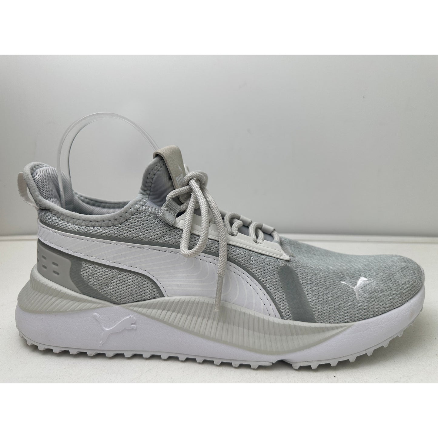 PUMA Pacer Future Street Plus Grey/White Sneakers Men's Sz 9.5