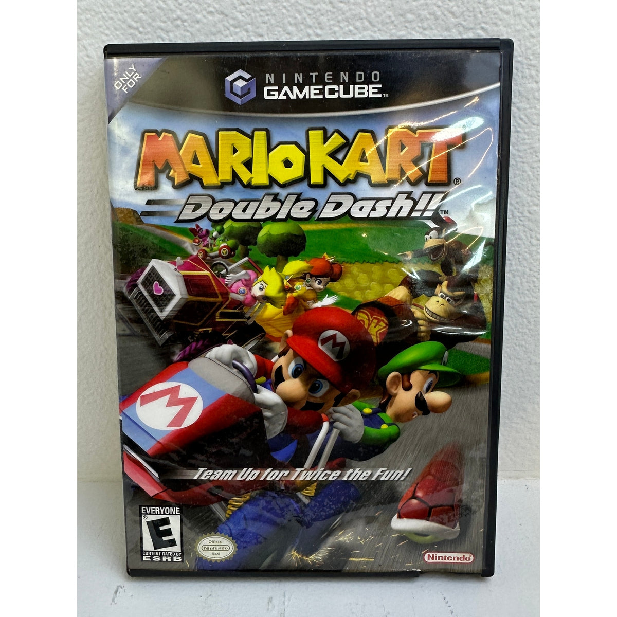 Mario Kart: Double Dash!! (Nintendo GameCube, 2003) Black Label CIB Untested