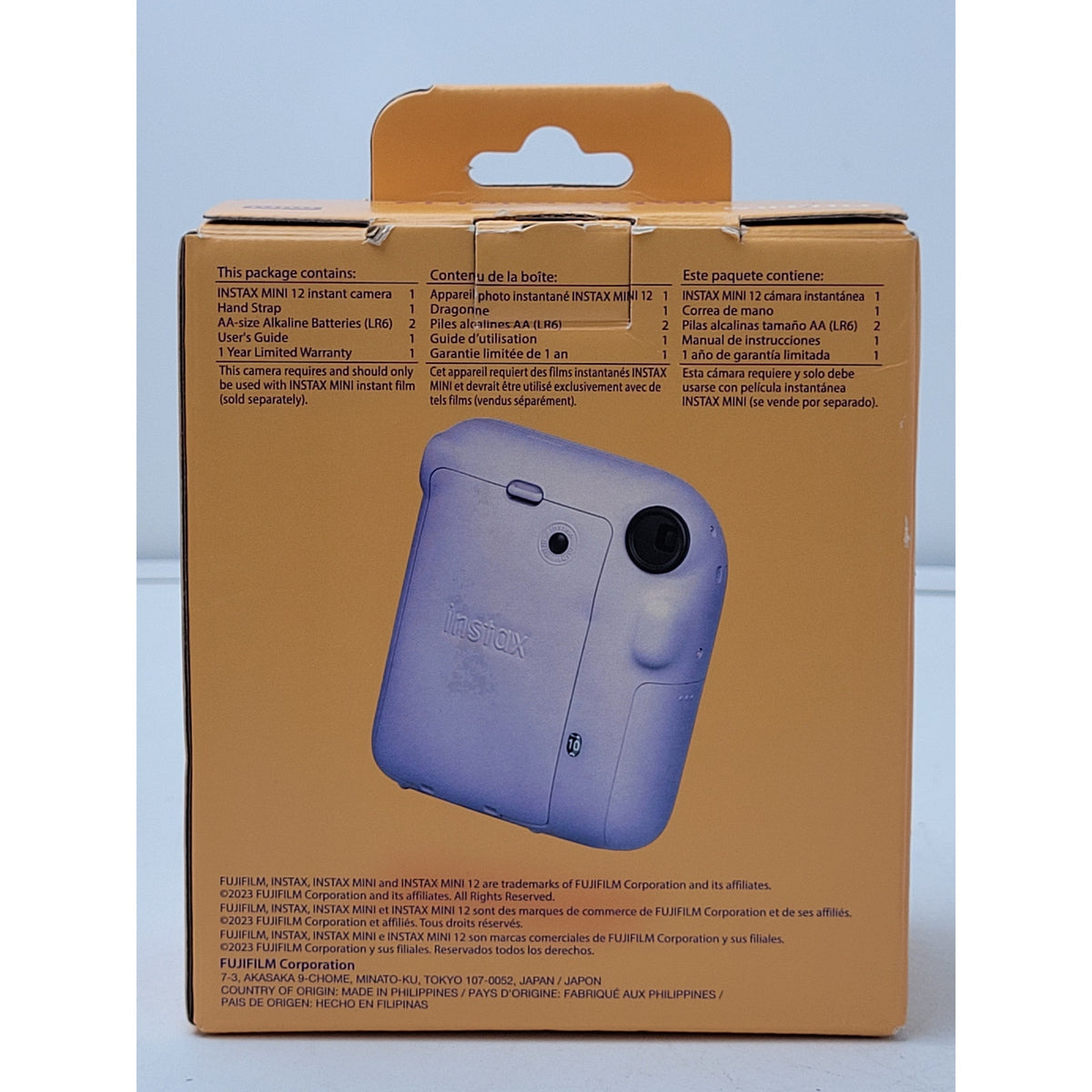 Fujifilm Instax Mini 12 Instant Camera Lilac Purple