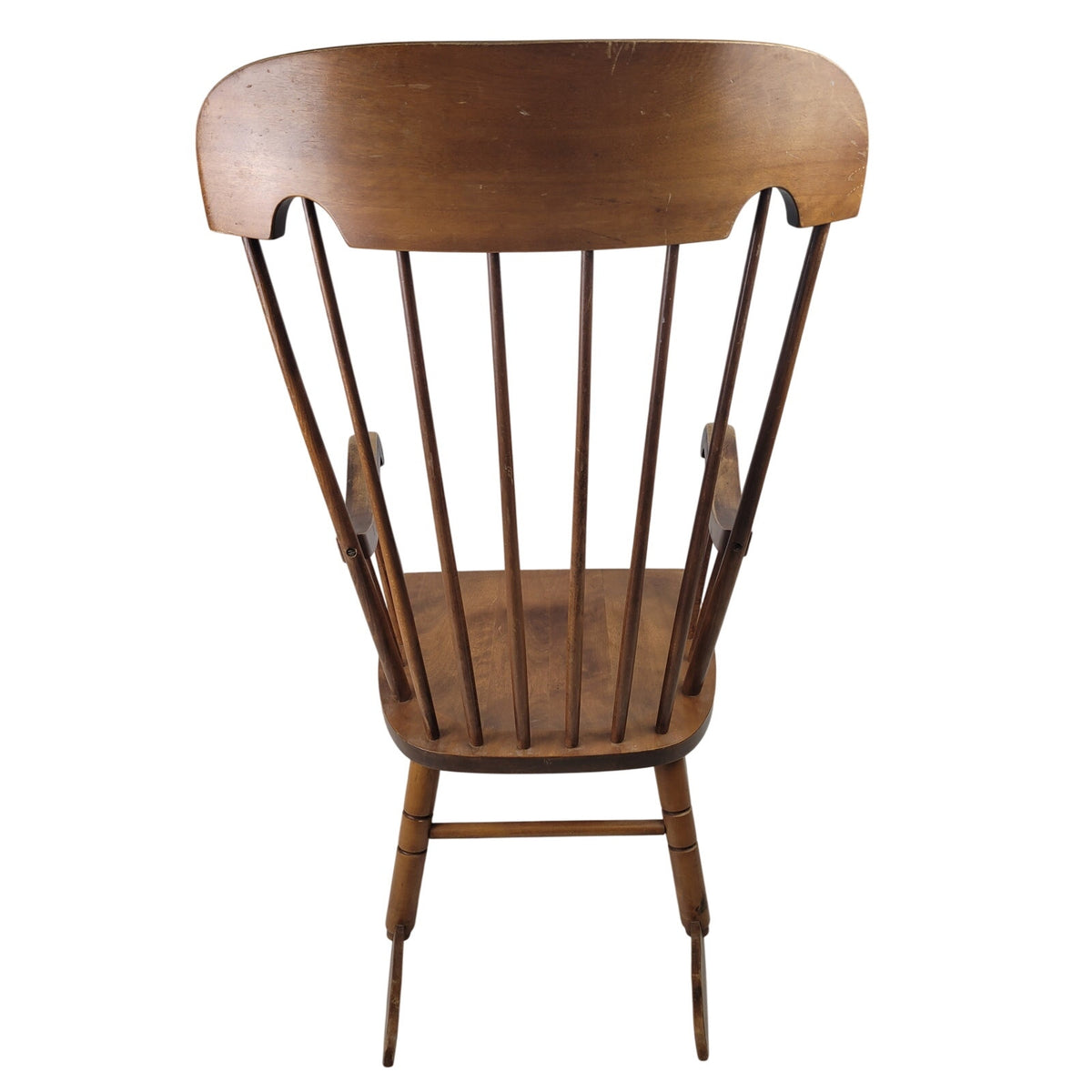 Vintage MCM Tell City Hard Rock Maple Rocking Chair | Andover Finish