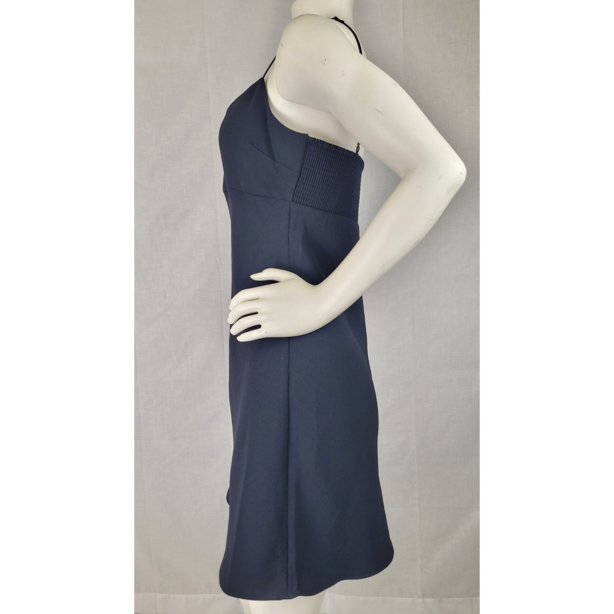 Aritzia Wilfred Foxley Black Crepe Mini Dress Sz 8 NWT
