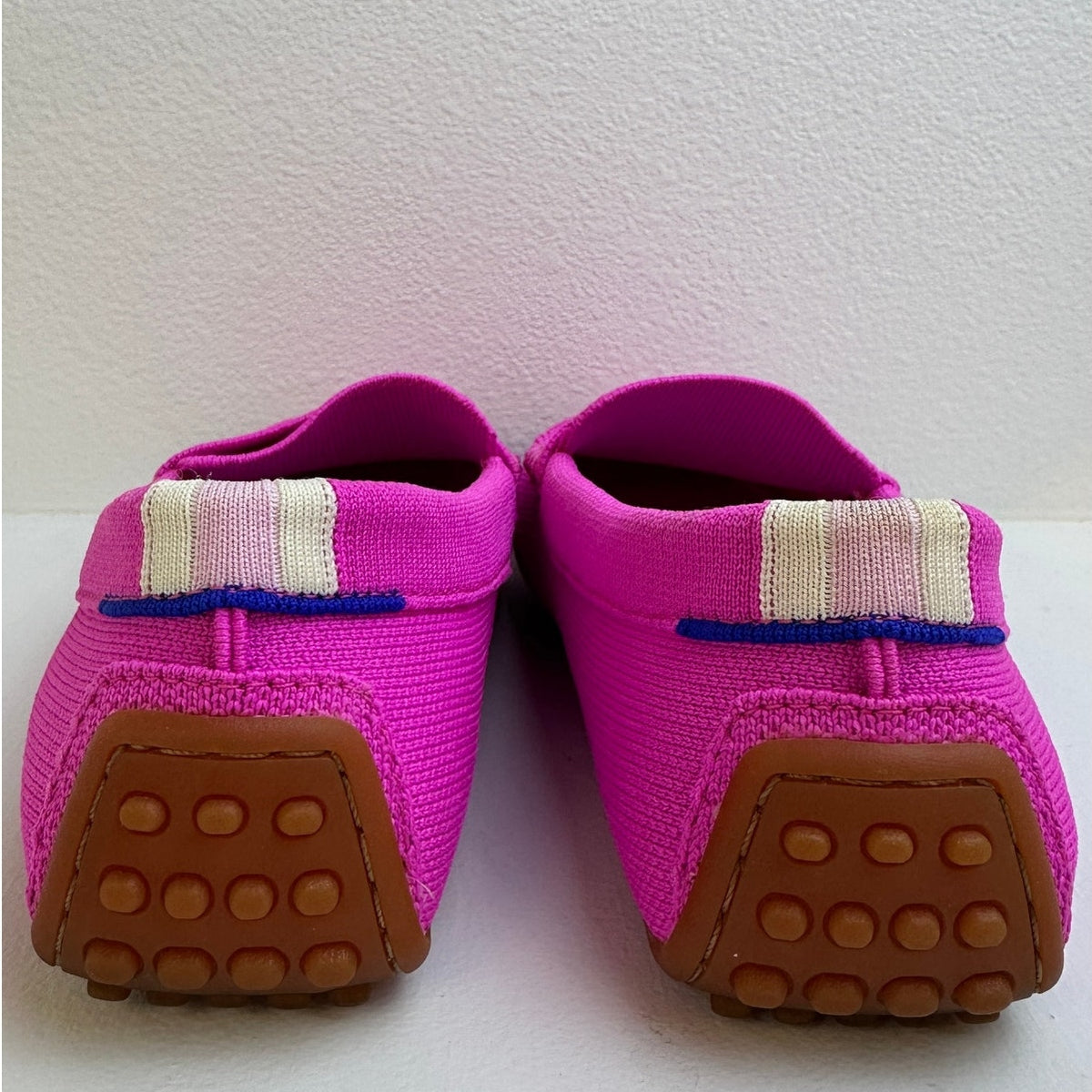 Rothy's The Driver Knit Loafers Pink Snapdragon Women's Sz 7