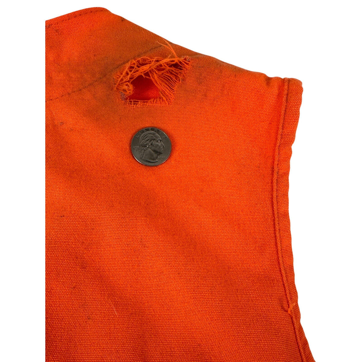 Vintage Filson Style 12 Blaze Orange Hunting Vest Made in USA Men's Sz 44