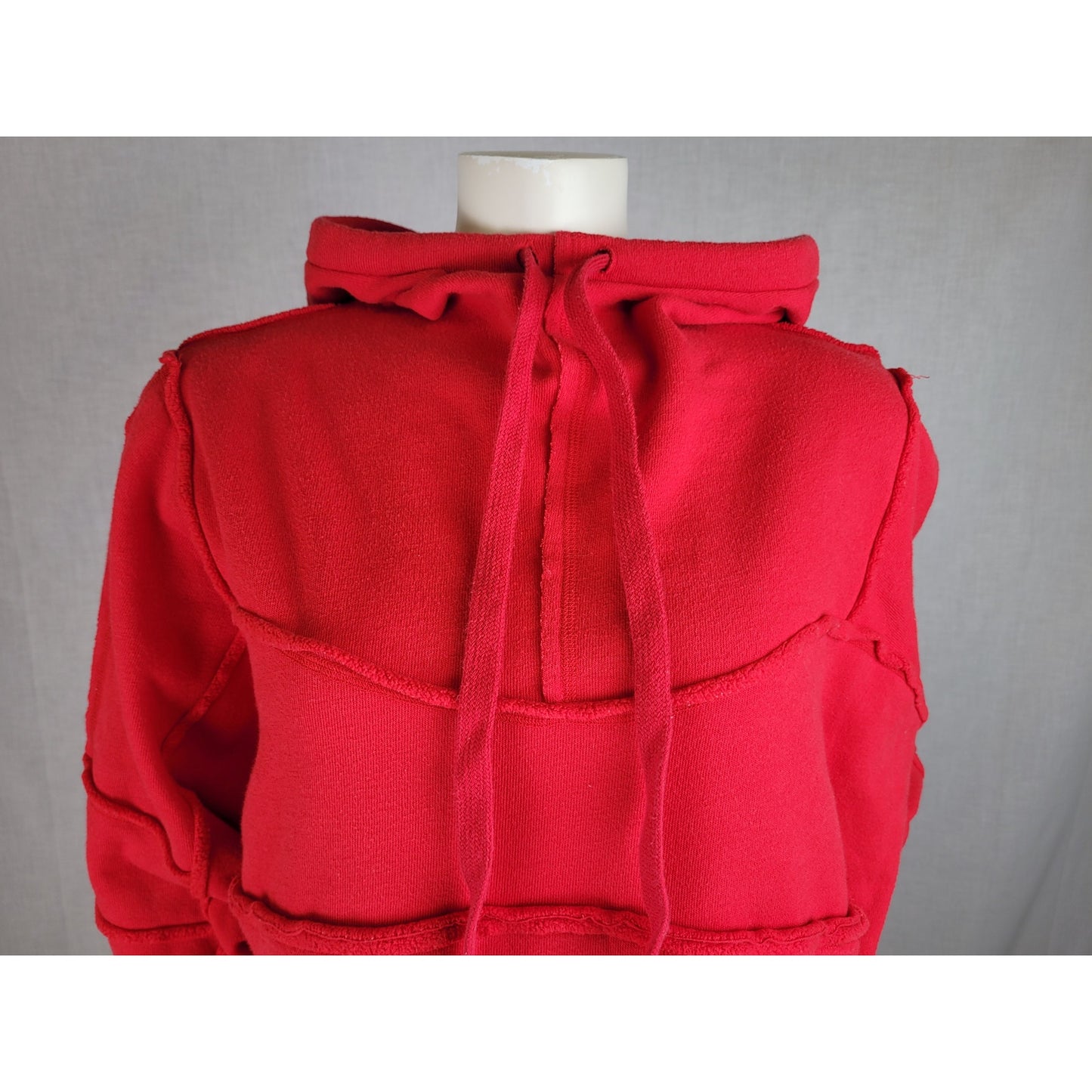 Alo Yoga Red Dimension Hoodie Sweatshirt Athleisure Women's Sz M