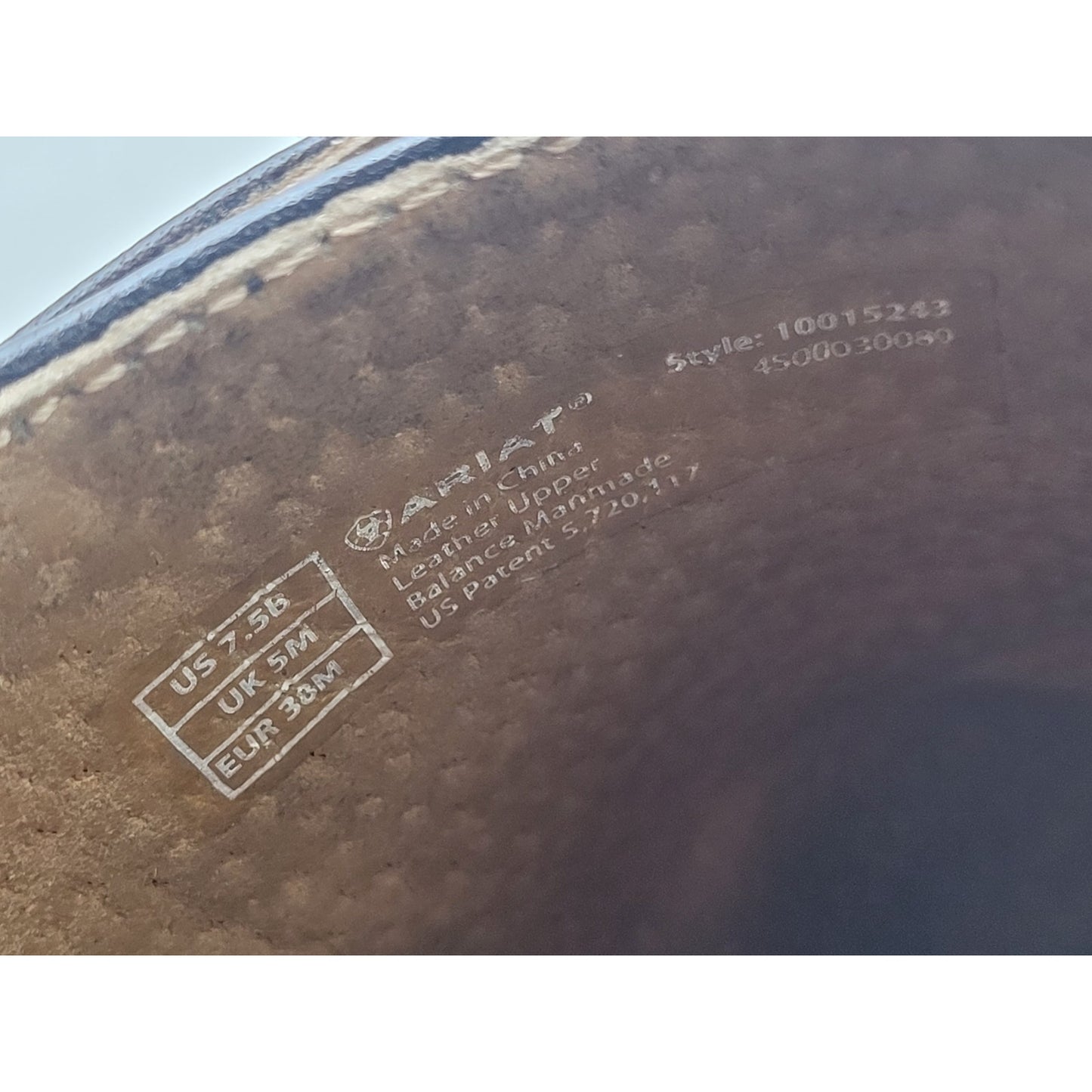 Ariat Ellie Brown Leather Slip On Comfort Clogs Women's Sz 7.5