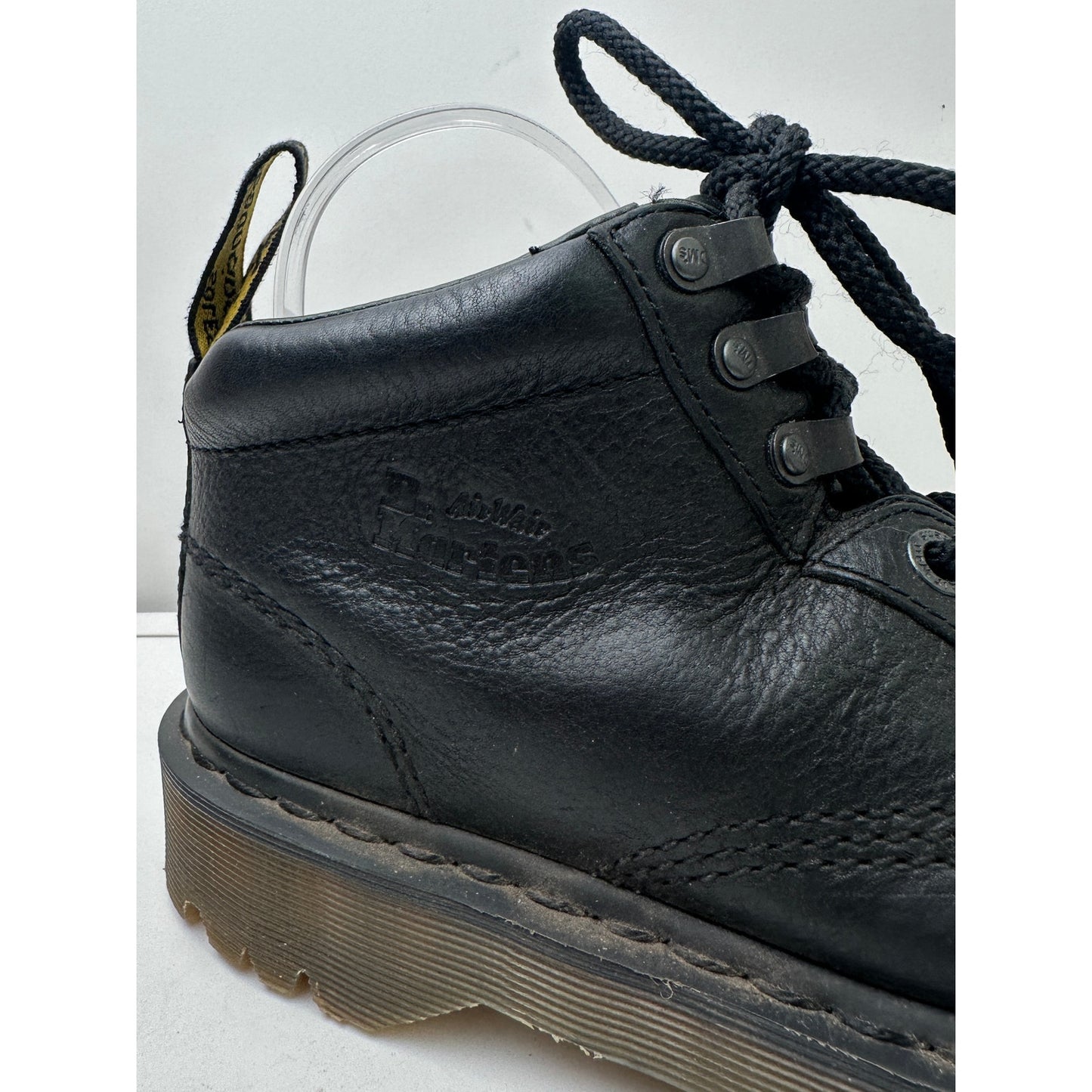 Vintage Dr. Martens Black Leather Chunky Monkey Boots (Women's 9/Men's 8) 41 EUC