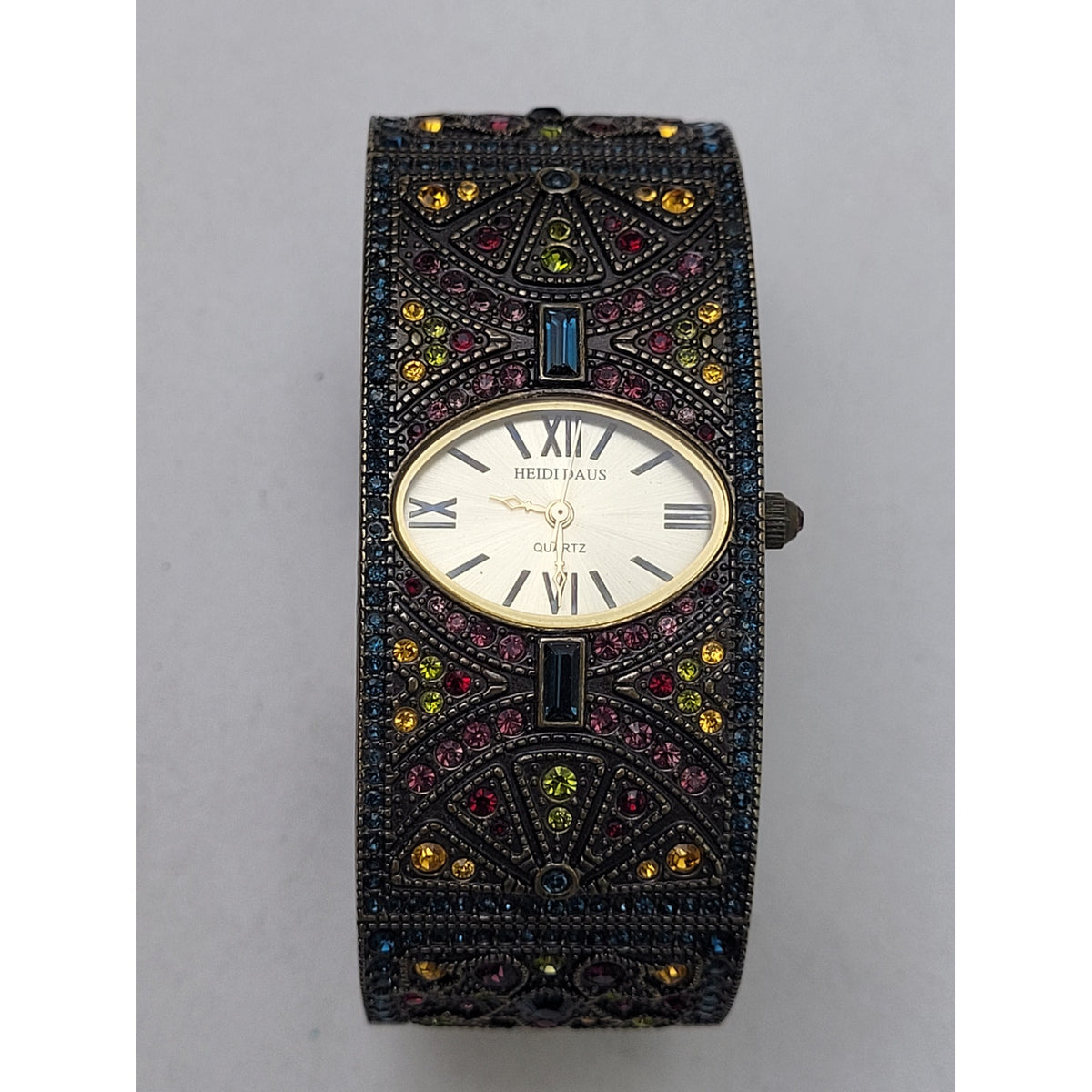 Heidi Daus Divinely Deco Rhinestone Bronze-Tone Bracelet, Watch & Ring Mixed Set
