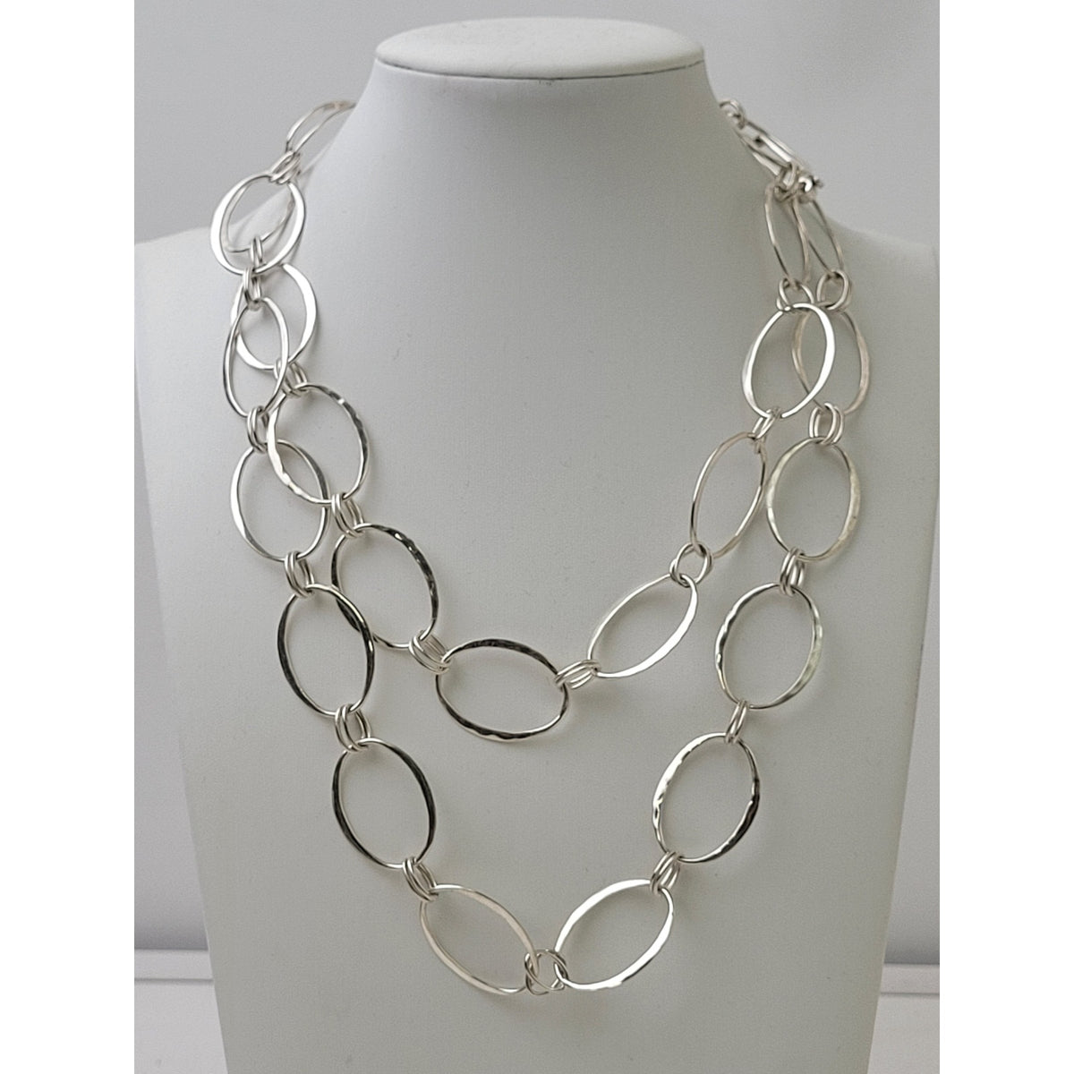 RLM Studio Robert Lee Morris Modern Sterling Silver Flat Oval Chain 36"