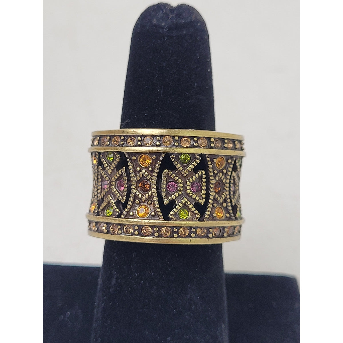Heidi Daus Divinely Deco Rhinestone Bronze-Tone Bracelet, Watch & Ring Mixed Set