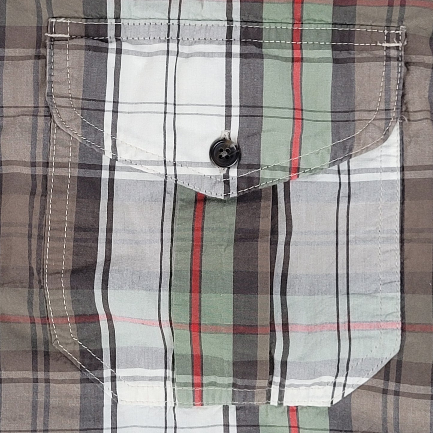 Filson Washed Feather Cloth Shirt | Sage/Olive Plaid | Men's Sz L