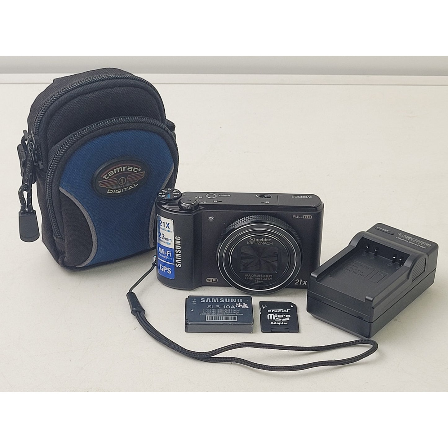 Samsung WB850F Compact Digital Camera Schneider-Kreuznach Lens | Tested/Working