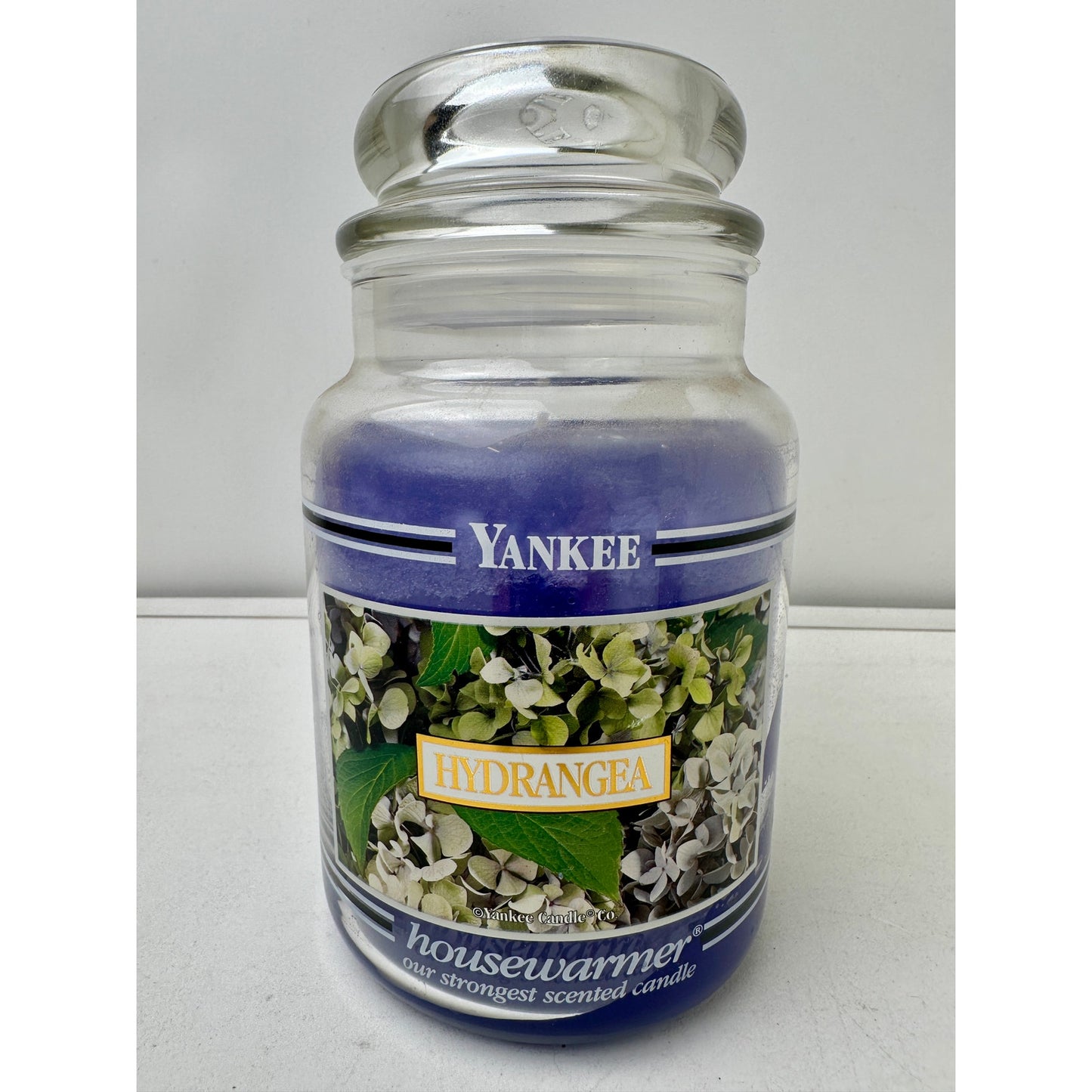 Vintage Yankee Candle Hydrangea Set | 22oz Large Jar & 2 Samplers
