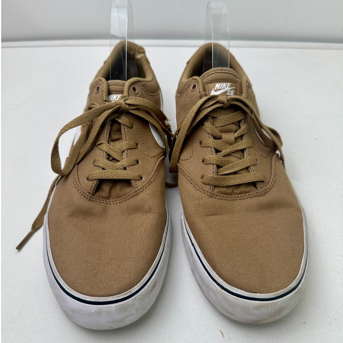 Nike SB Chron 2 Canvas Dark Driftwood Brown Sneakers Men's Sz 10