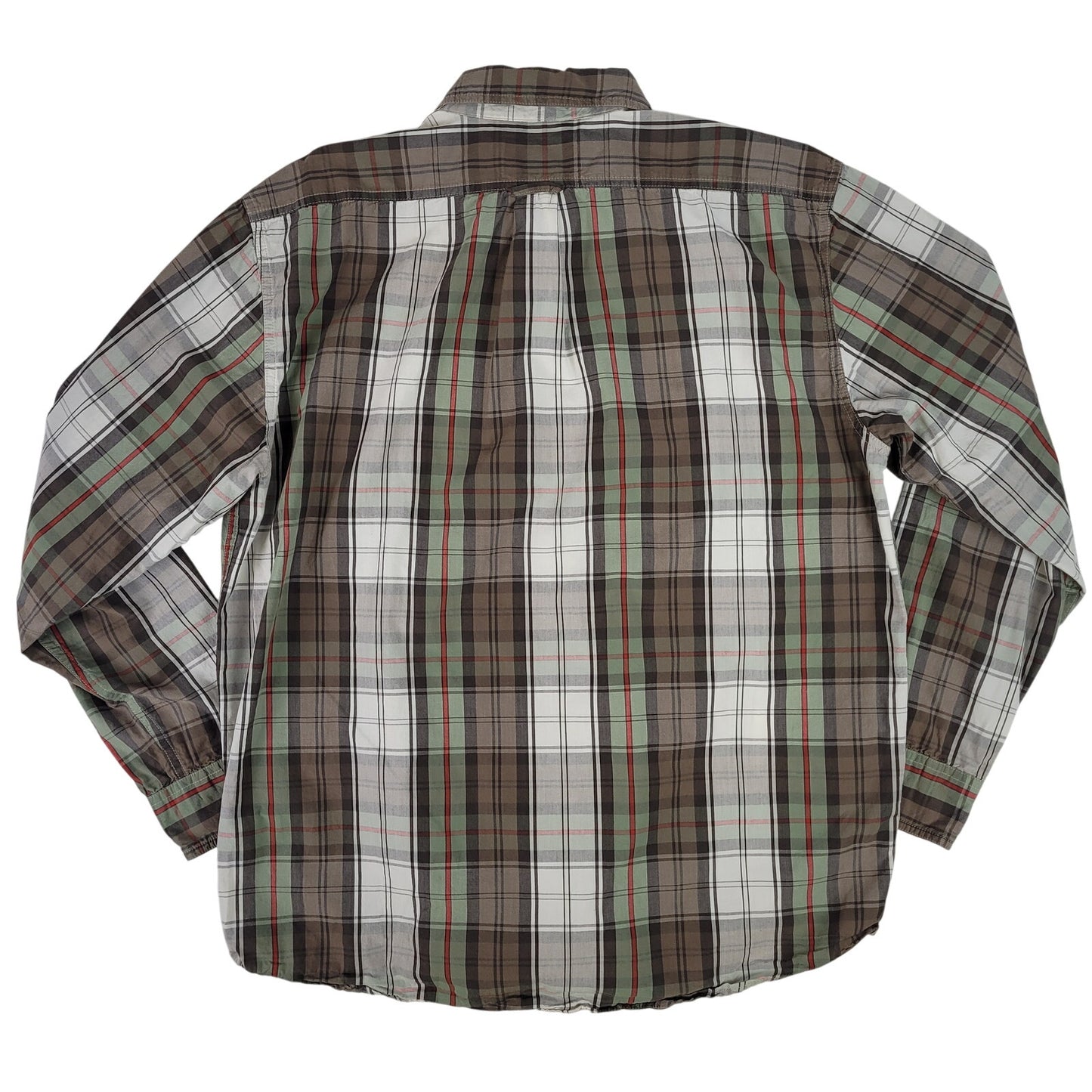 Filson Washed Feather Cloth Shirt | Sage/Olive Plaid | Men's Sz L