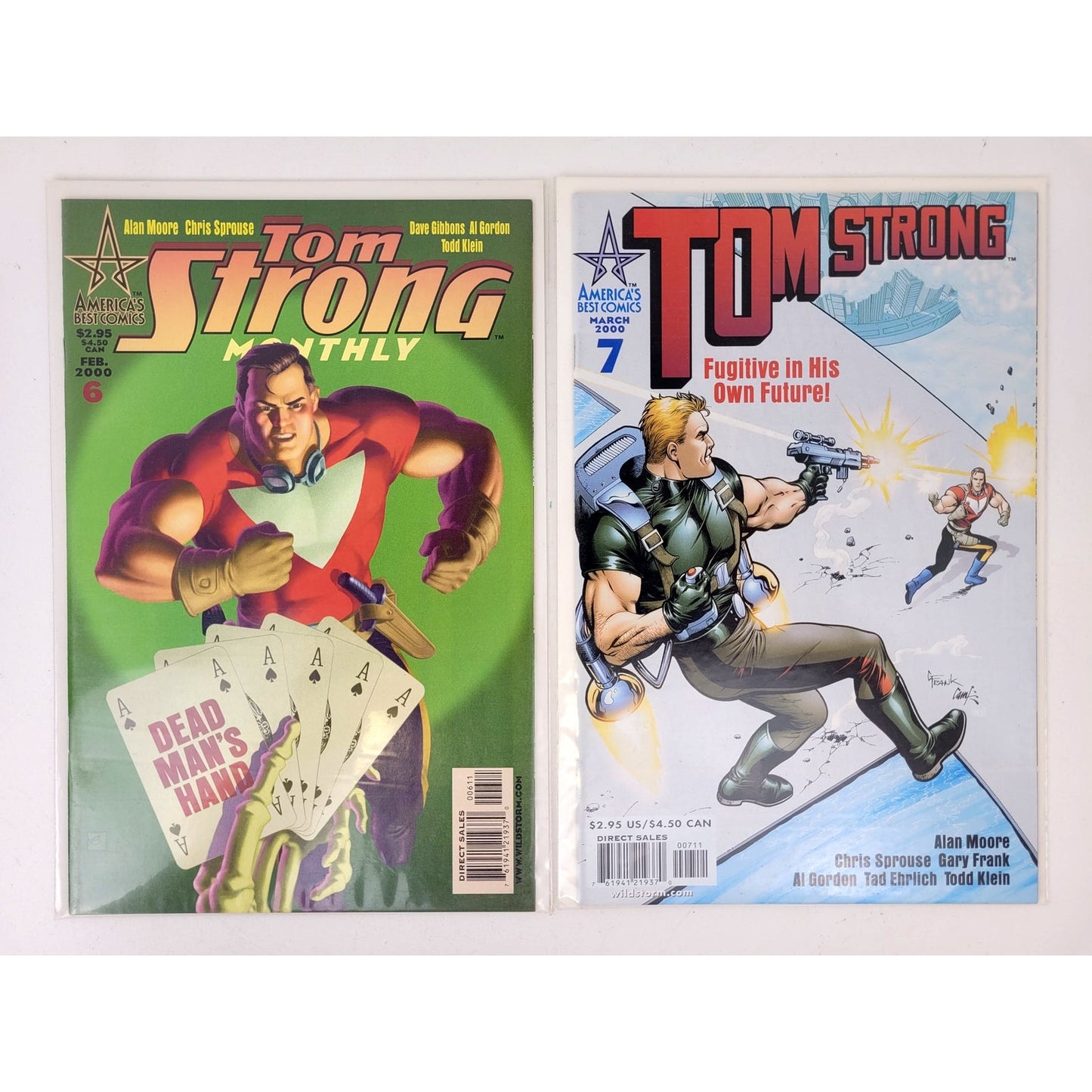VTG Tom Strong Comic Books #1-36 Complete Set - Autographed by Sprouse & Adams