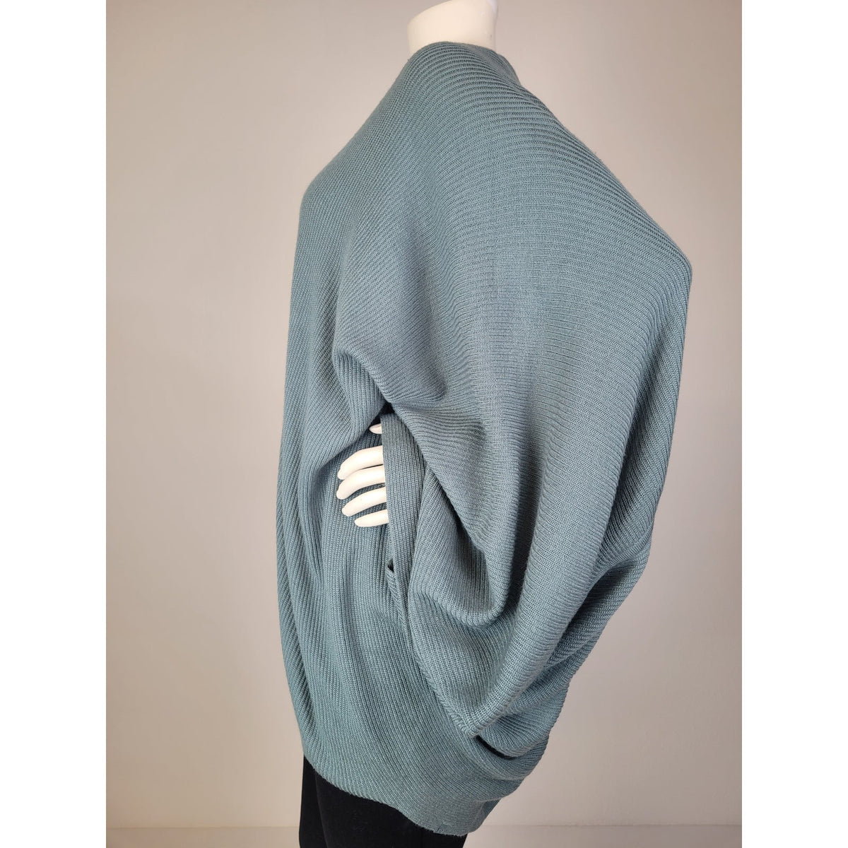 Lululemon Athletica Teal Cashlu Knit Textured Wrap Cardigan Women's Sz XL/XXL