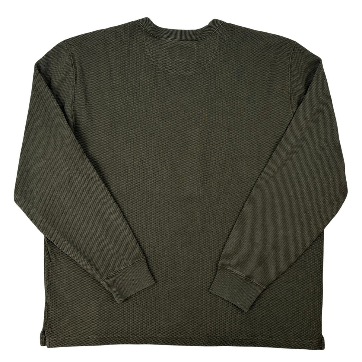 Filson Olive Green Knit Thermal Crewneck Sweater Men's Sz XL