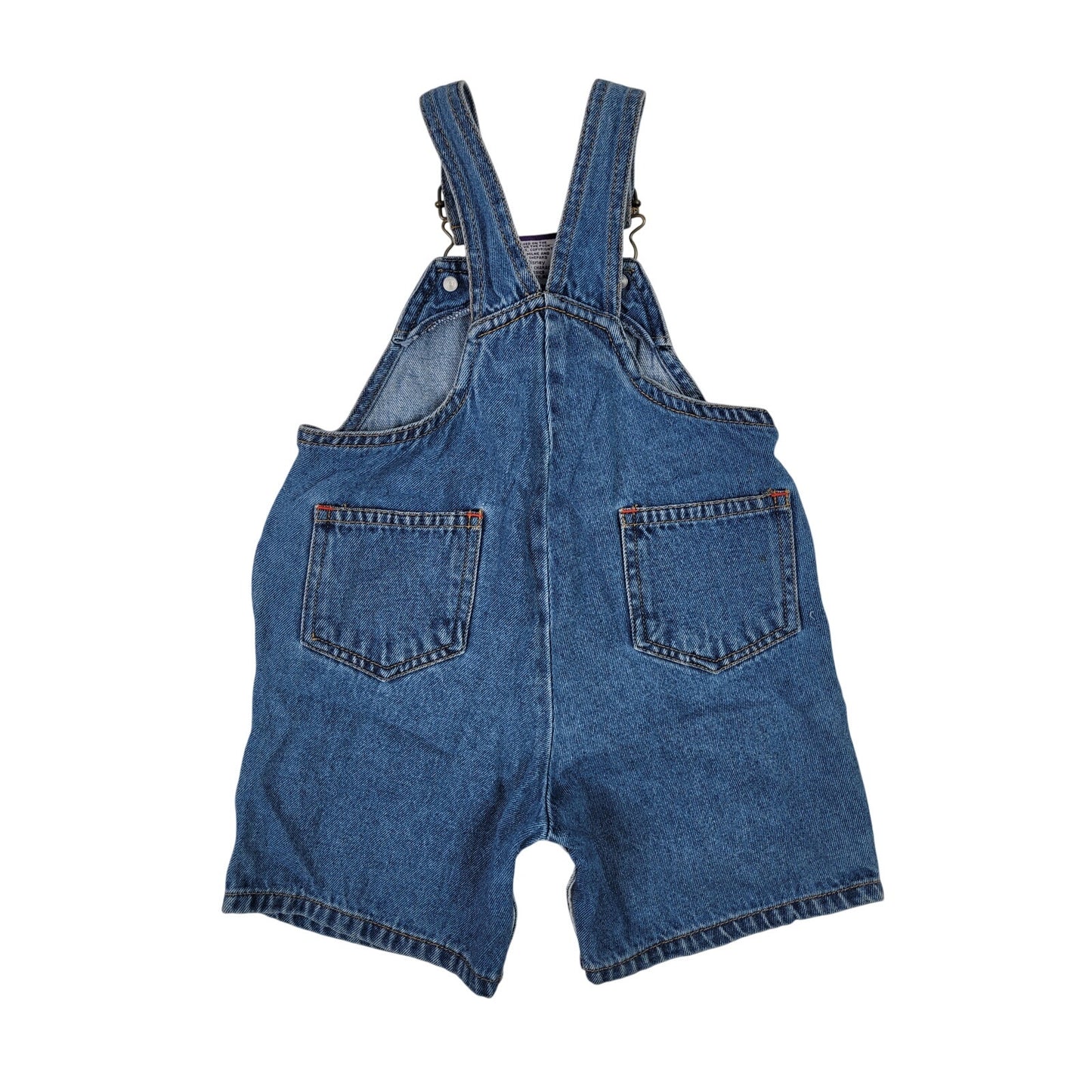 Vintage Winnie the Pooh Denim Overalls "Best Buddies" Embroidery Sz 24 Months