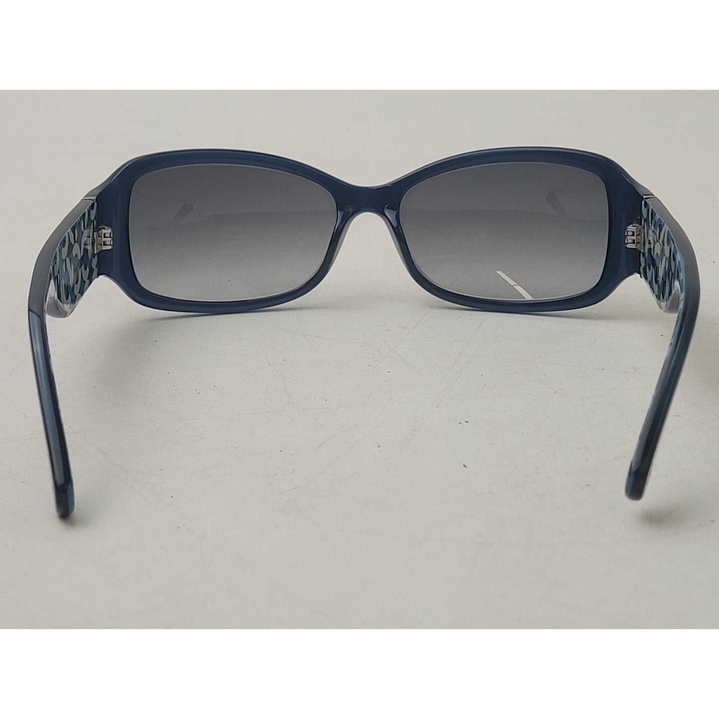 Y2K Coach S2009 Blue Logo Sunglasses w Case EUC