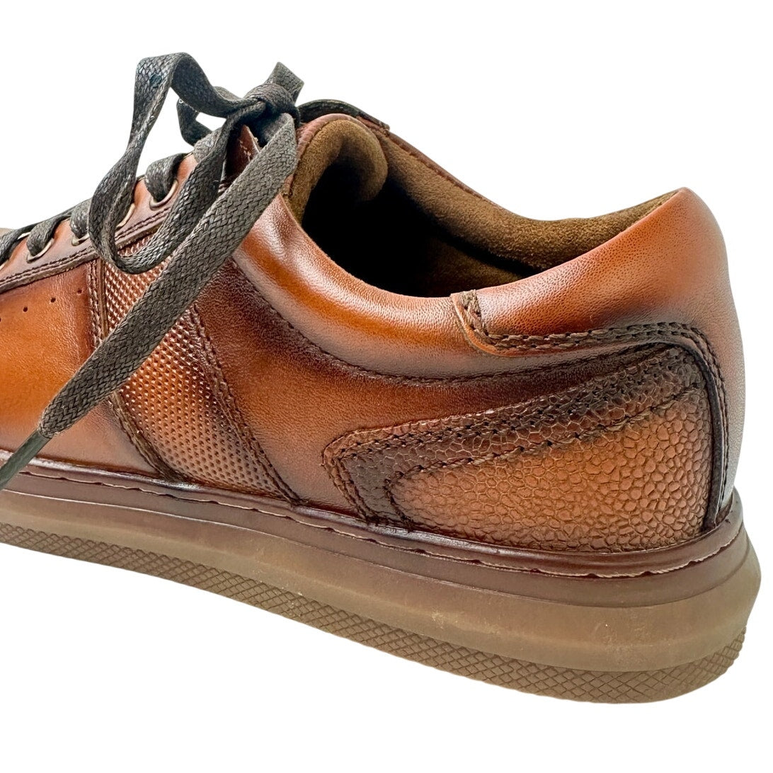 Arkbird Brown Leather Oxford Casual Sneakers Men's Sz 7