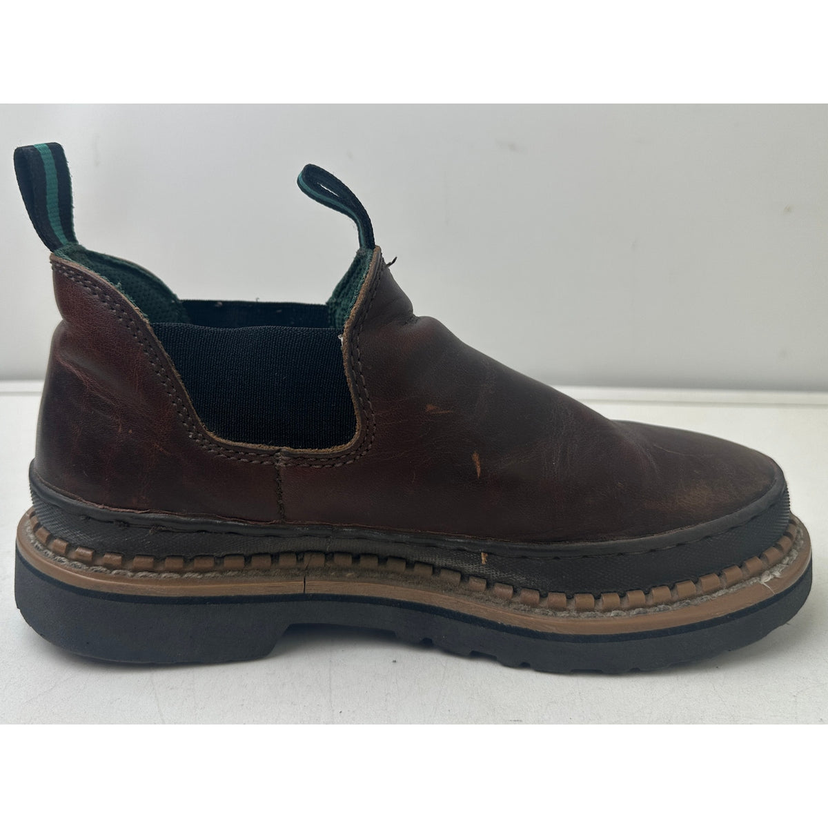 Georgia Giant Romeo Pull-On Brown Work Shoes Women's Sz 7.5