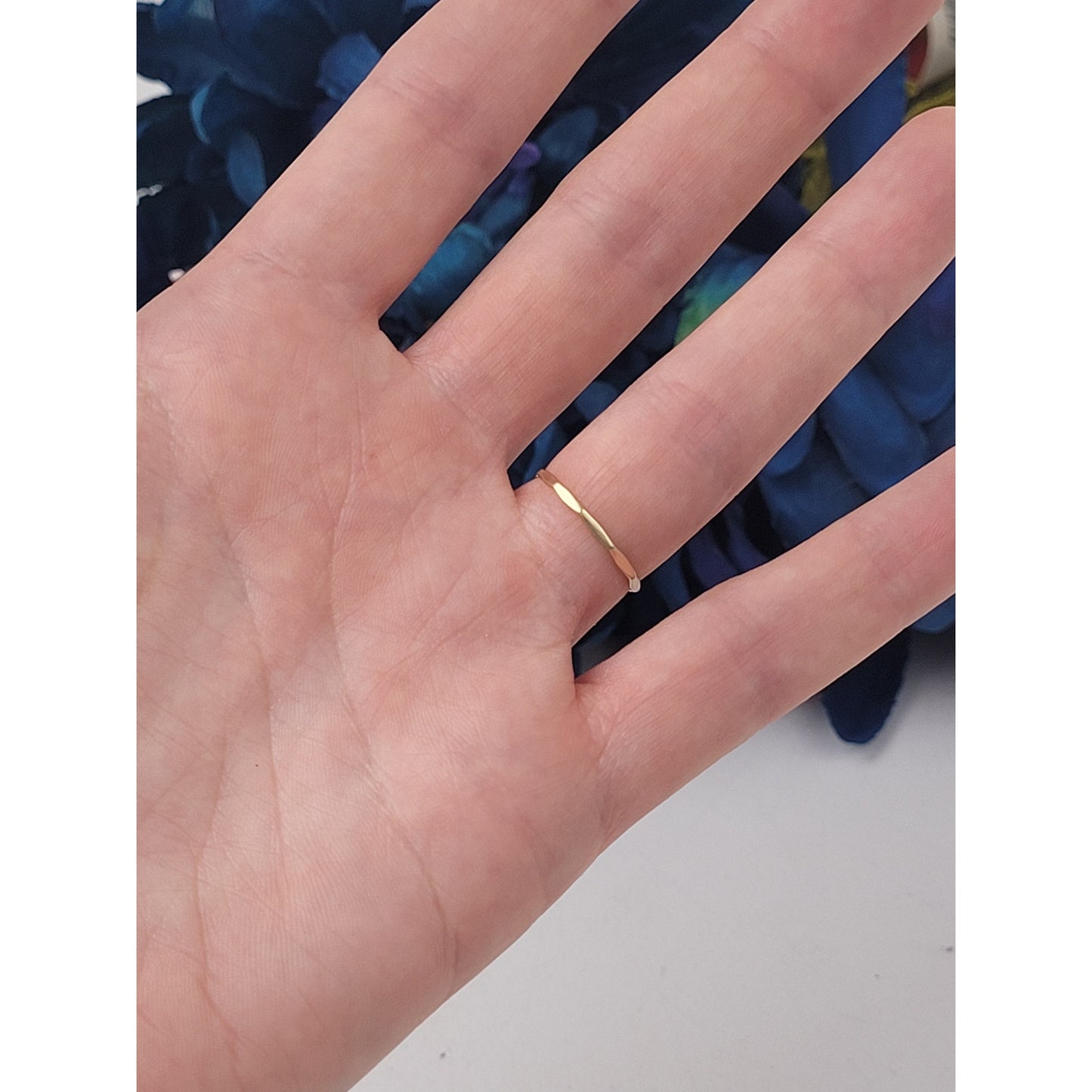 14K Yellow Gold Freshwater Pearl Ring Sz 5.5