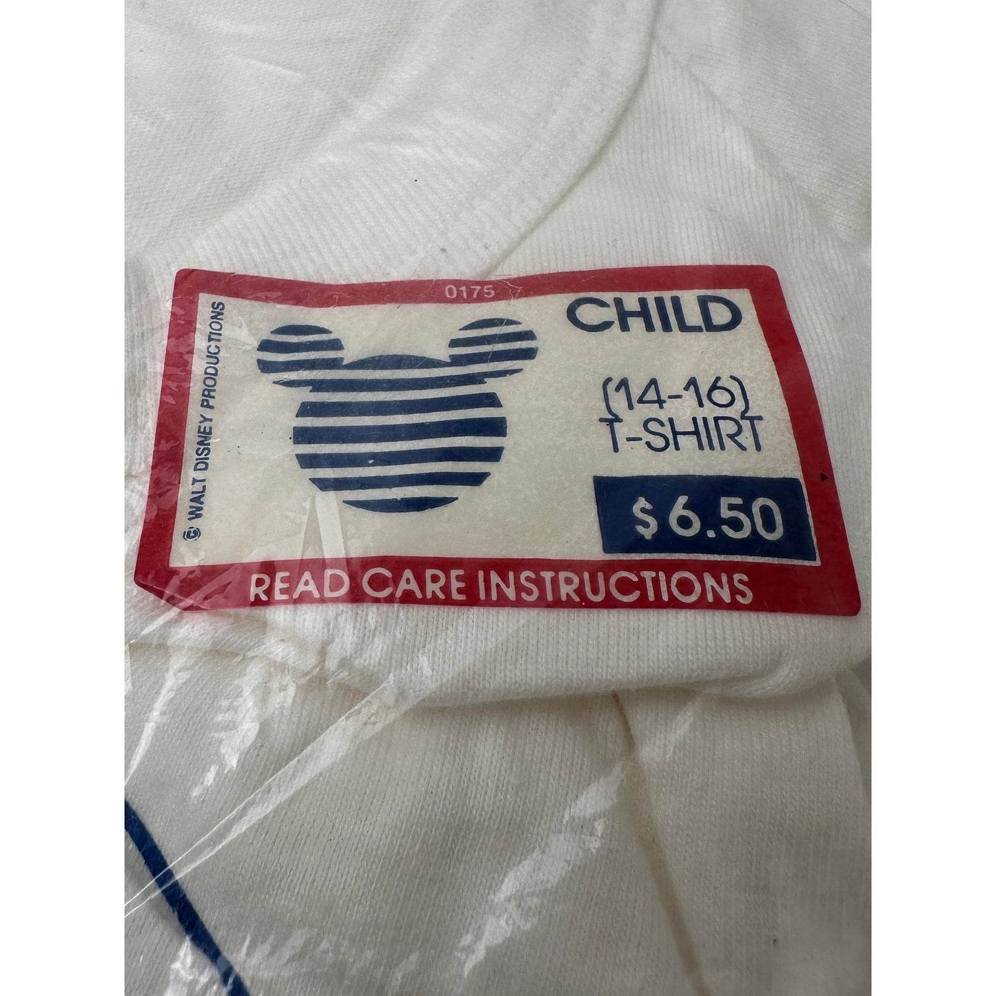 NWT Vintage 1985 Disneyland 30th Year Anniversary T-shirt Children's XL (14-16)