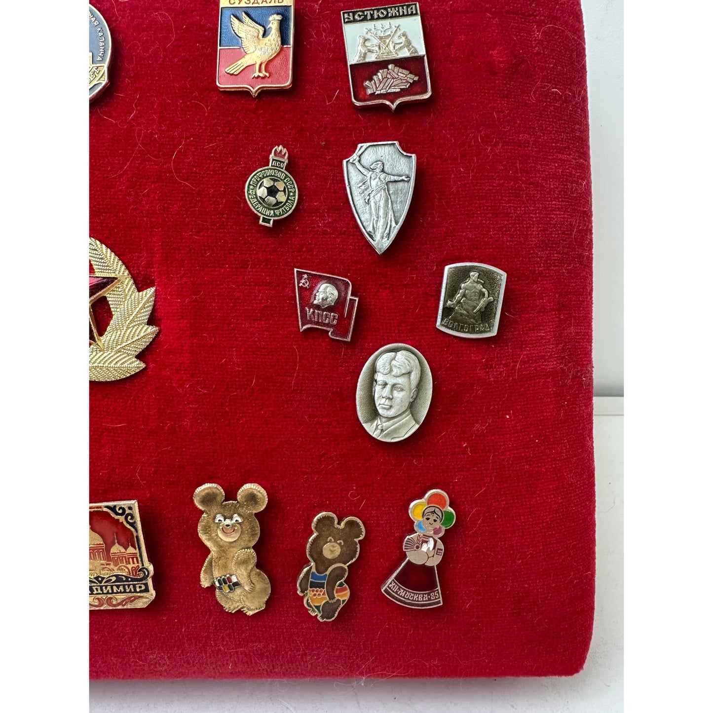 Vintage Collection of 22 Soviet USSR & International Lapel Pins
