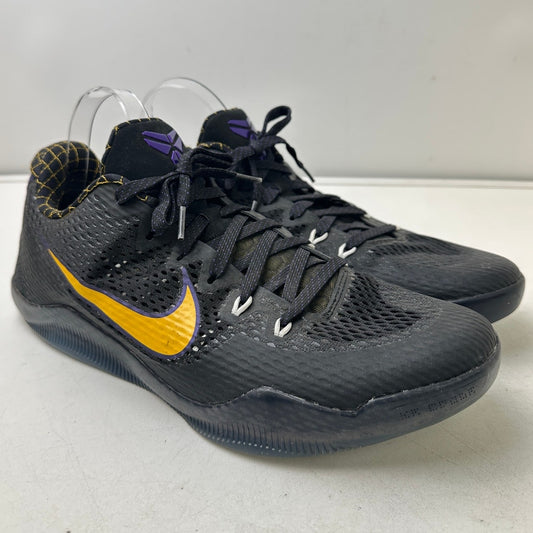 Nike Kobe 11 XI Low Carpe Diem Black/Court Purple/University Gold Sneakers Men's Sz 13