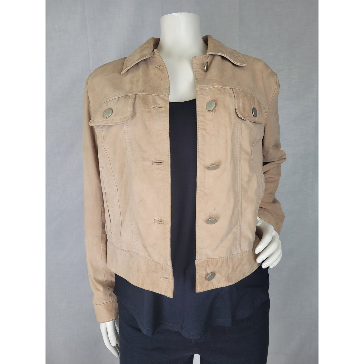 Zara Woman Outerwear Goat Leather Fringed Embroidered Beaded Western Jacket Sz M