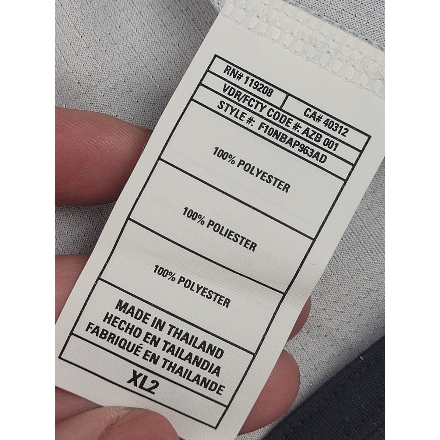 Adidas NBA Team Issued Sacramento Kings Practice Warm Up Jersey Sz XL Length 2